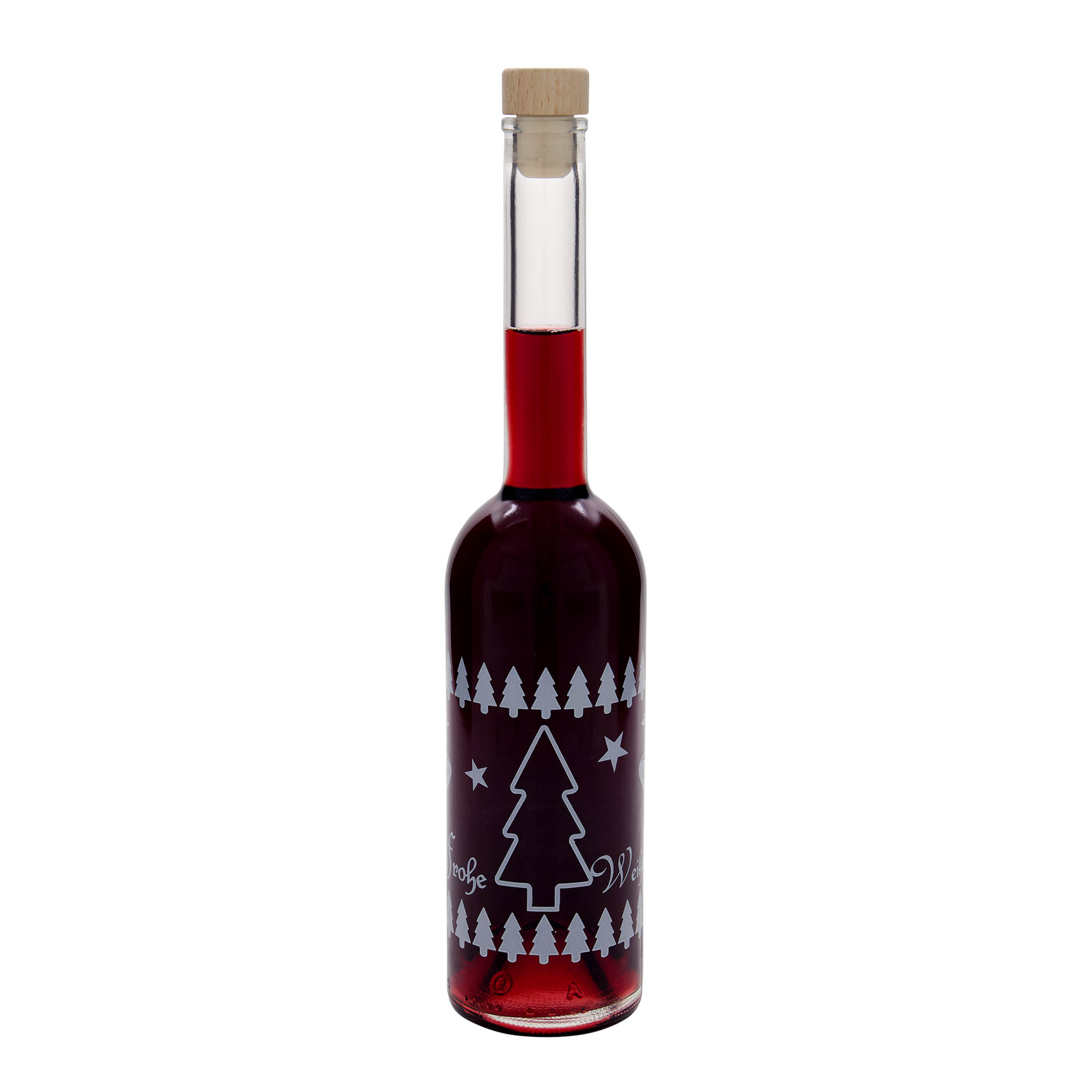 500 ml üvegpalack 'Opera', motívum: Klasszikus karácsony, nyílás: parafa 500 ml üvegpalack 'Opera', motívum: Klasszikus karácsony, nyílás: parafa