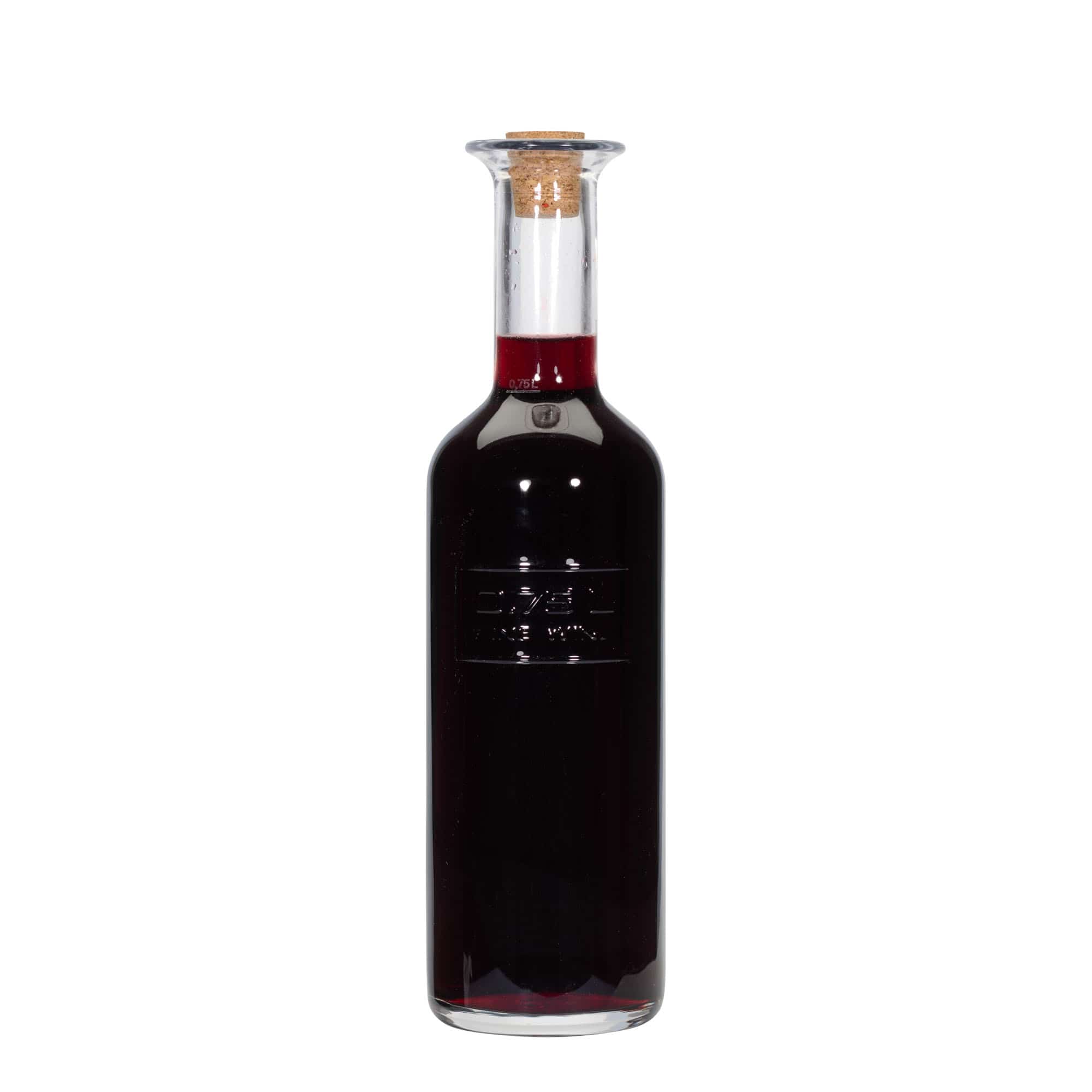 750 ml üveges palack 'Optima Fine Wine', nyak: parafa