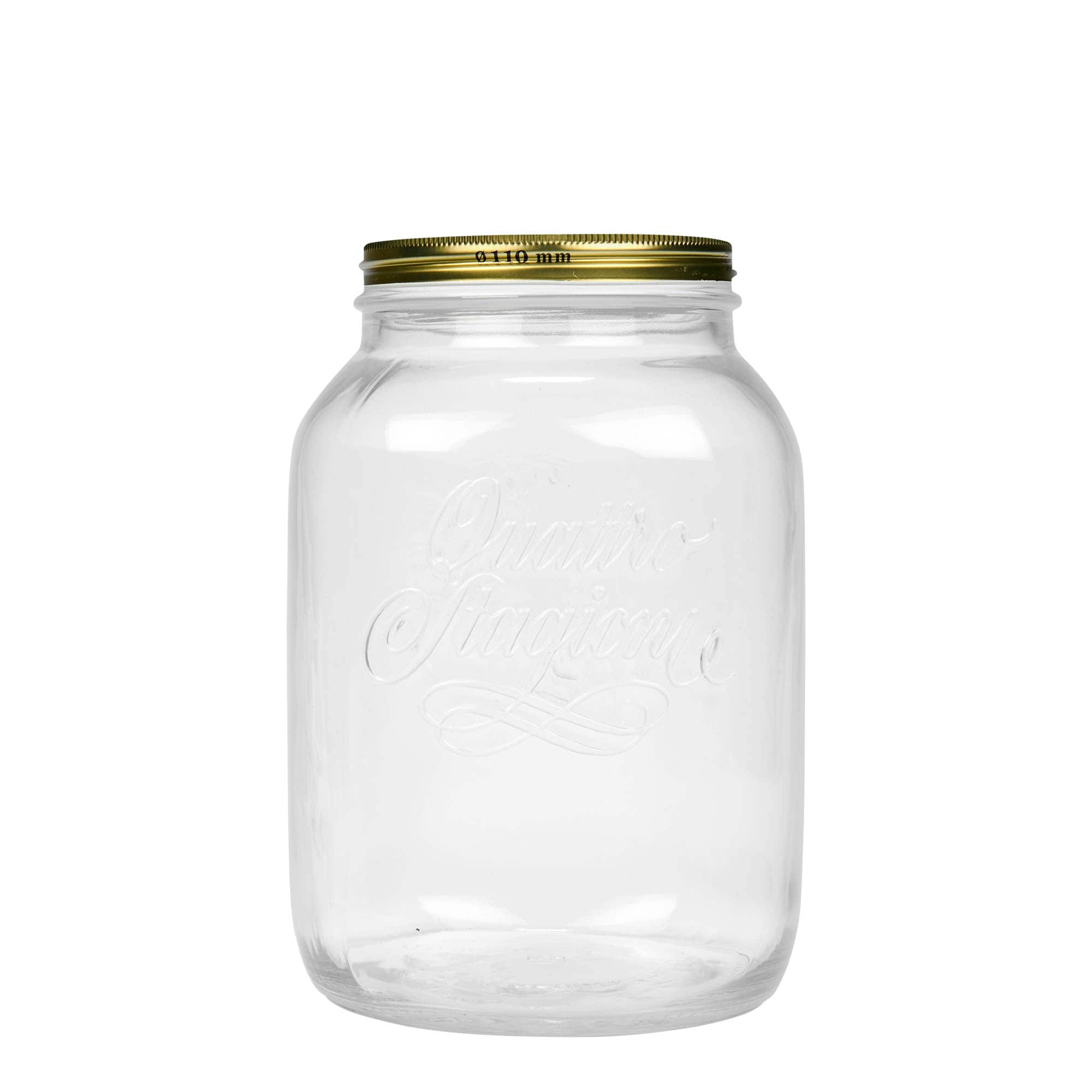 3000 ml-es üveg 'Quattro Stagioni', szájnyílás: csavaros kupak 3000 ml-es üveg 'Quattro Stagioni', szájnyílás: csavaros kupak