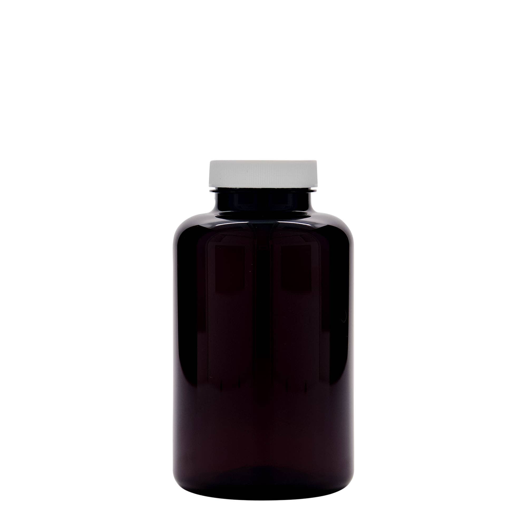 500 ml PET-palack, műanyag, barna, nyílás: 45/400