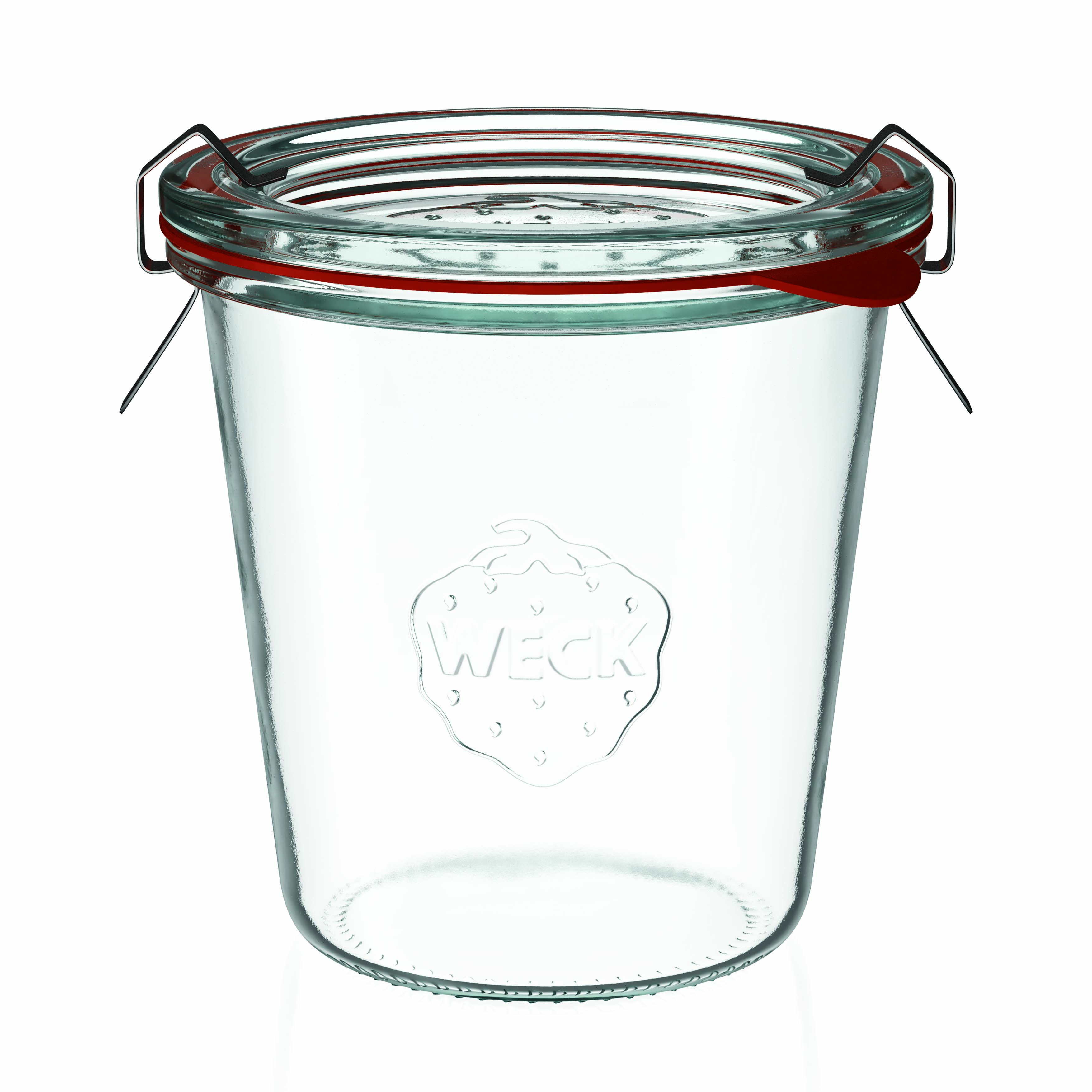 290 ml WECK-öntőüveg, nyílás: kerek perem