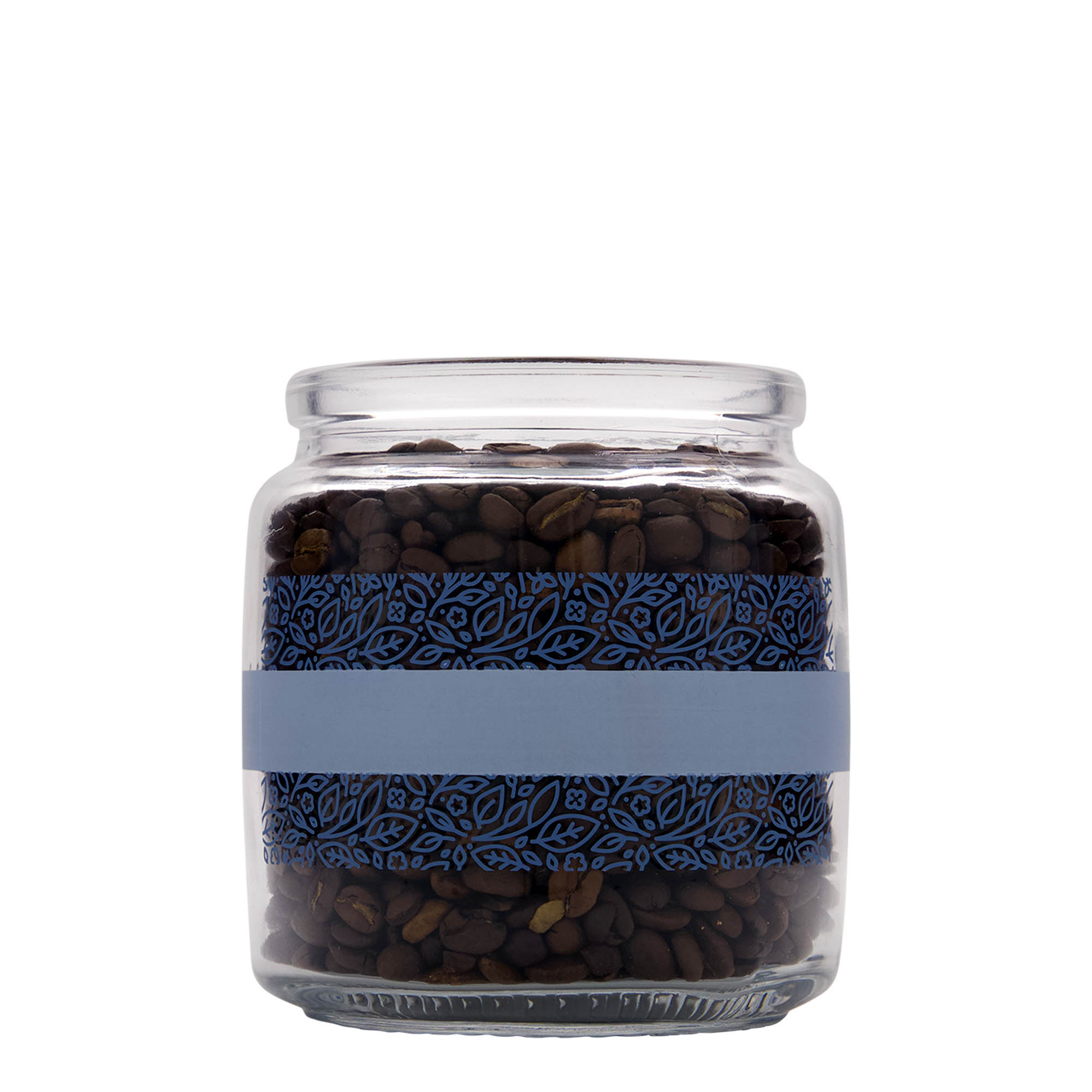 750 ml parafadugós üveg 'Giara', motívum: Naturalmente blu, nyílás: parafa