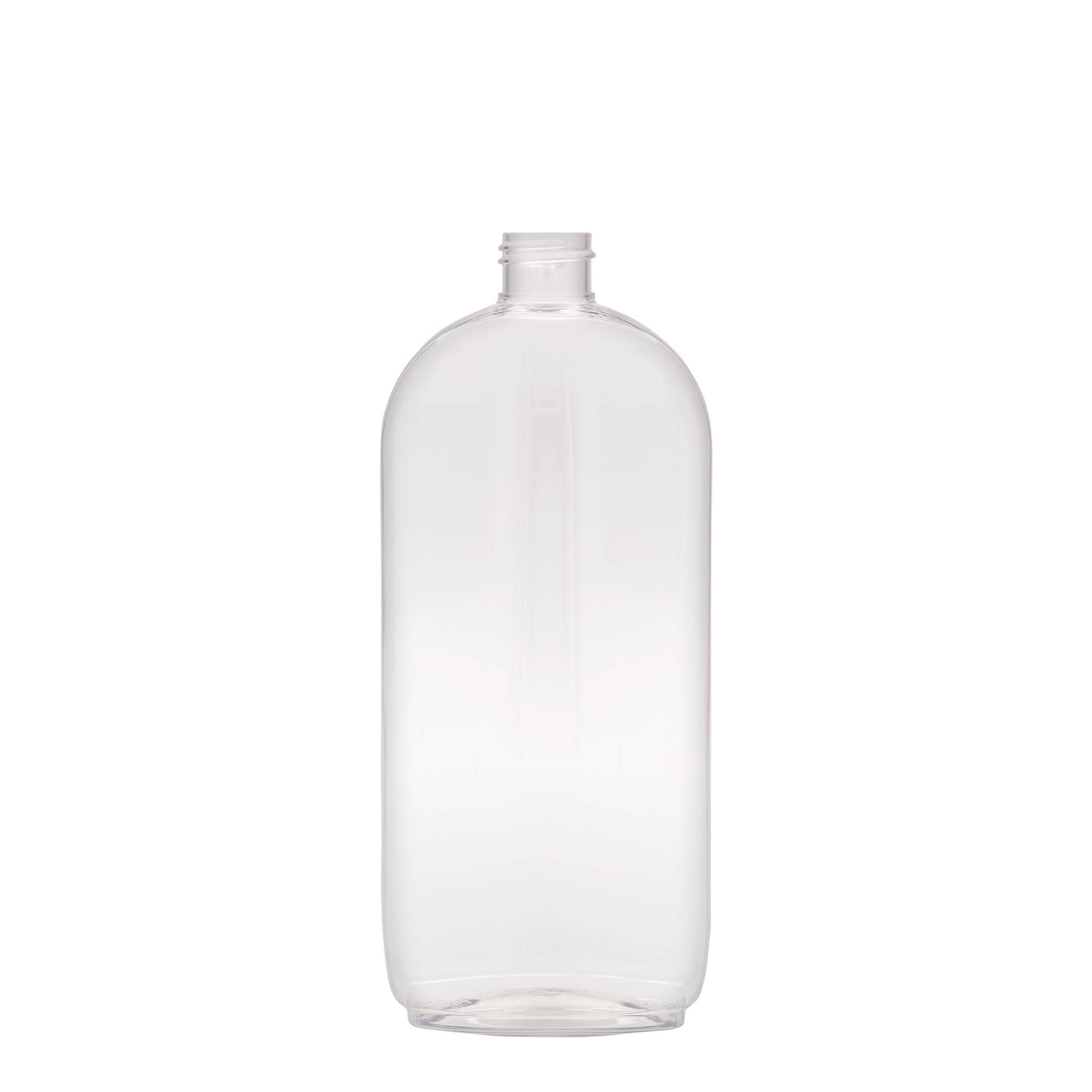500 ml PET-palack 'Iris', ovális, műanyag, nyakméret: 24/410