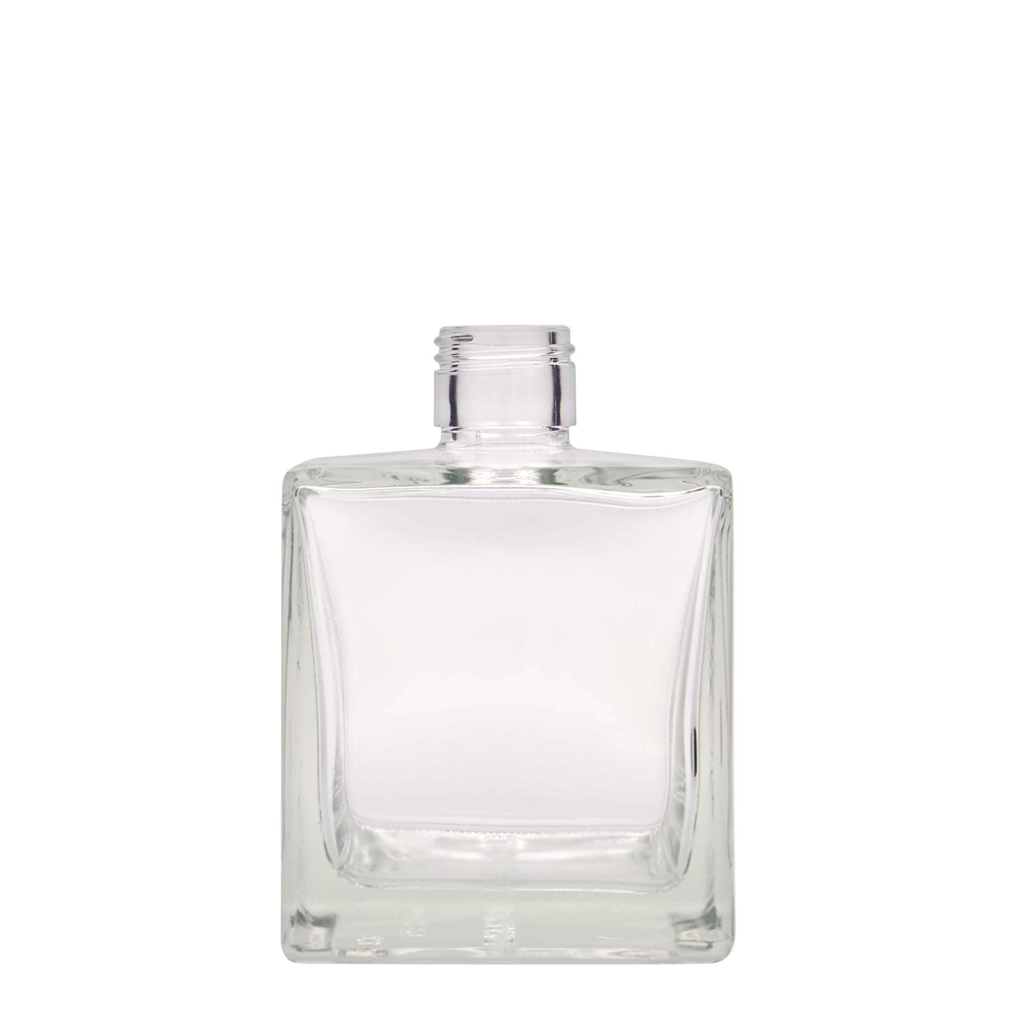 500 ml üvegpalack 'Cube', négyzet alakú, nyakátmérő: PP 31,5