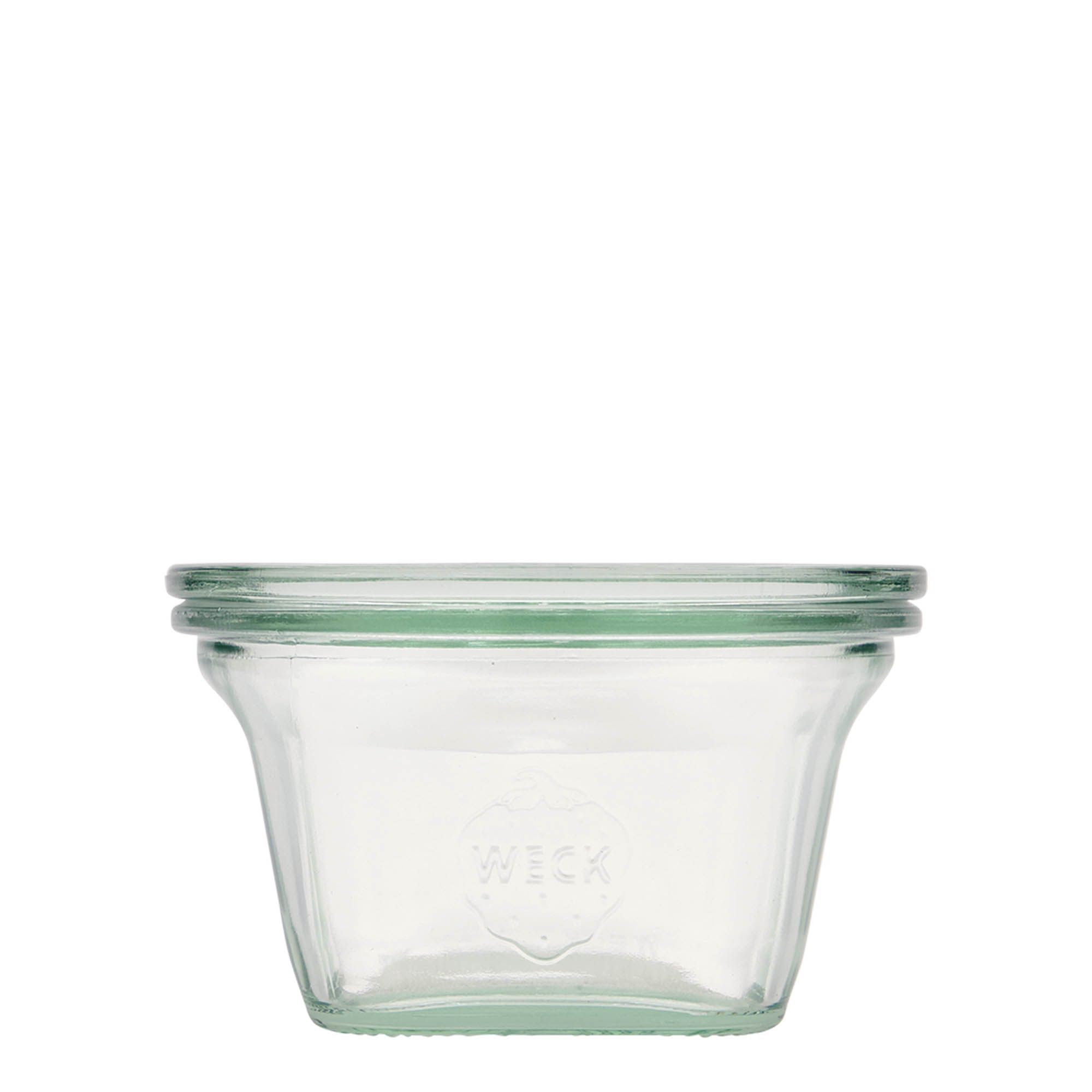 290 ml WECK Quadro-üveg, négyzet alakú, nyílás: kerek perem 290 ml WECK Quadro-üveg, négyzet alakú, nyílás: kerek perem