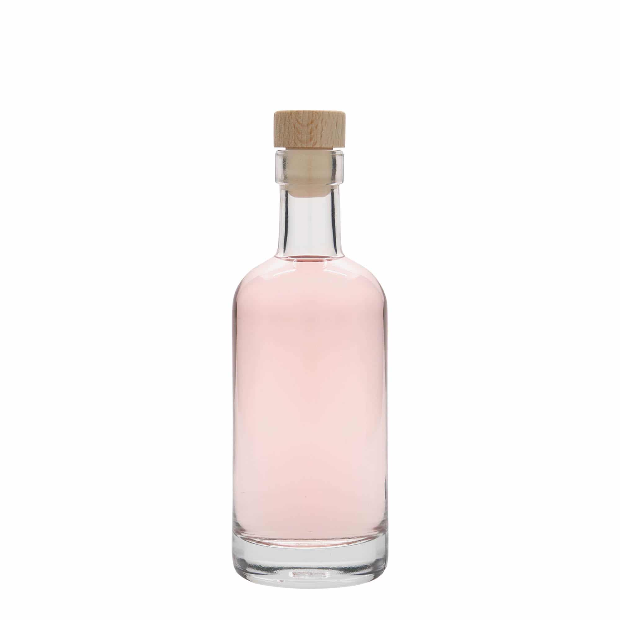250 ml-es üvegpalack 'Linea Uno', szájnyílás: parafadugó