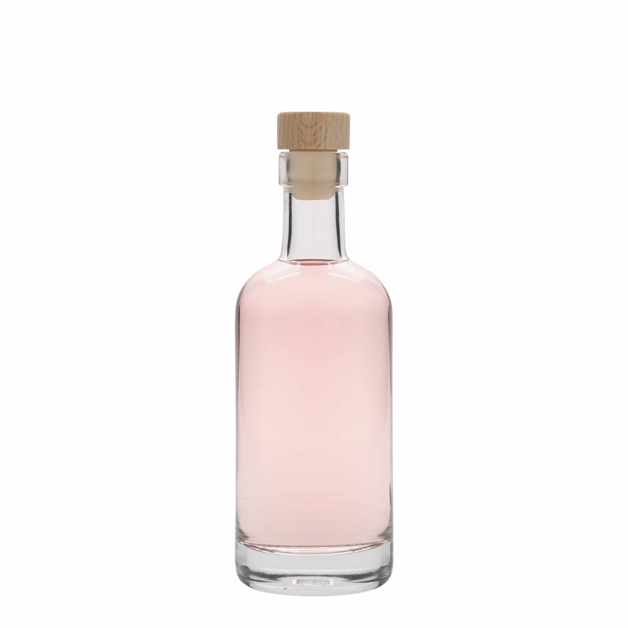 250 ml üveges palack 'Linea Uno', nyílás: parafa