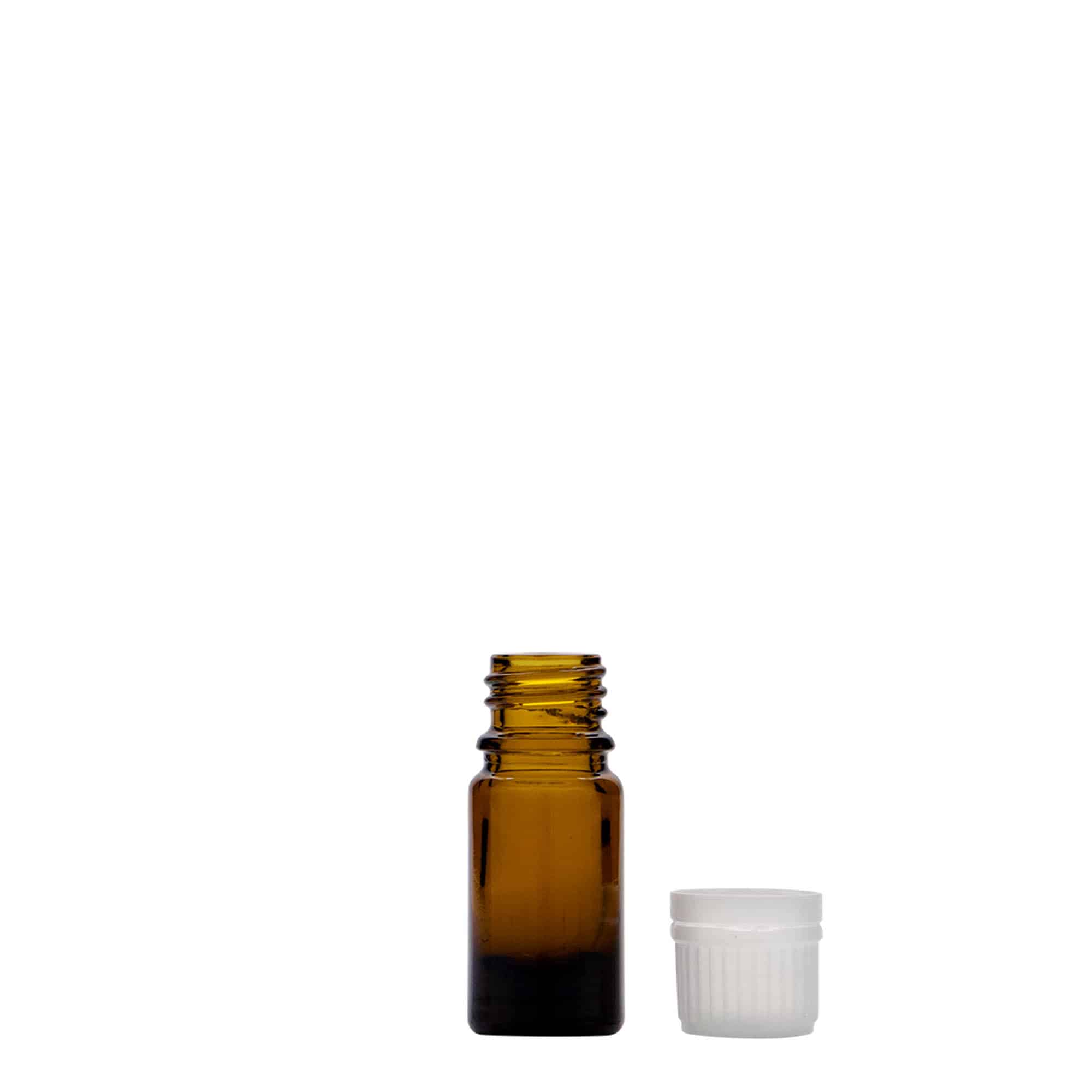 5 ml orvosi üveg, barna, nyílás: DIN 18