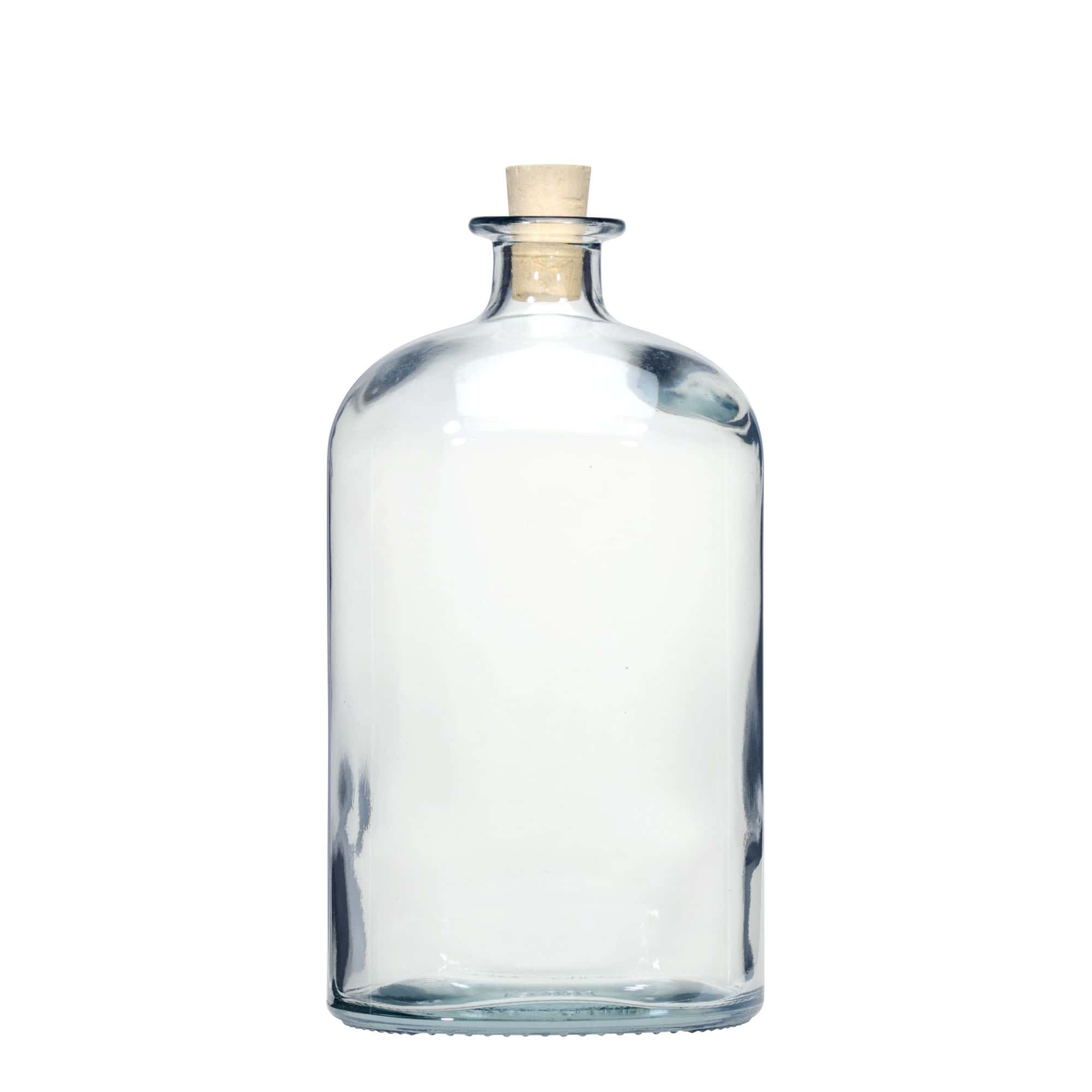 1000 ml-es üvegpalack ’Ei', ovális, szájnyílás: parafadugó 1000 ml-es üvegpalack ’Ei', ovális, szájnyílás: parafadugó