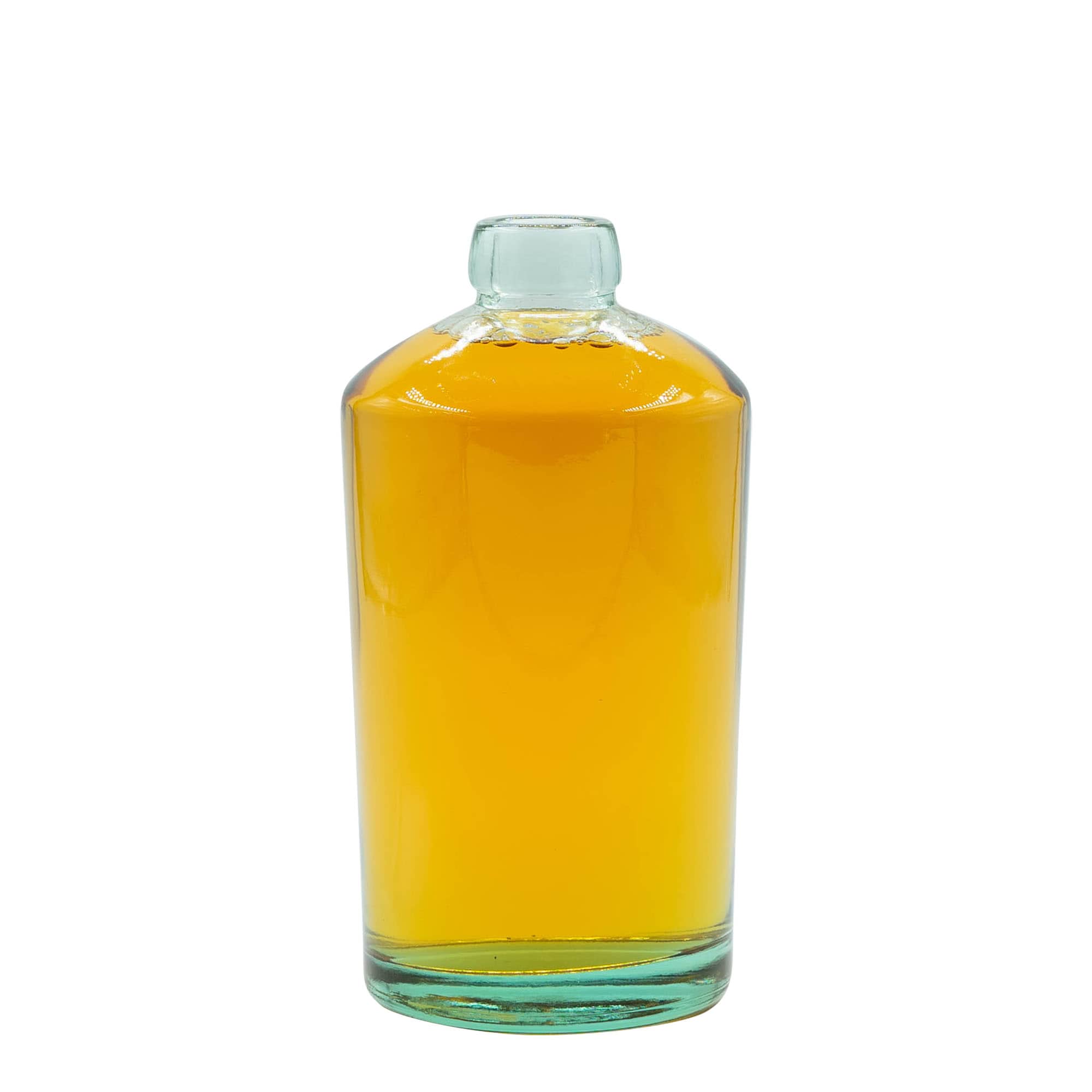 700 ml üveges palack 'Barrel', nyílás: parafa