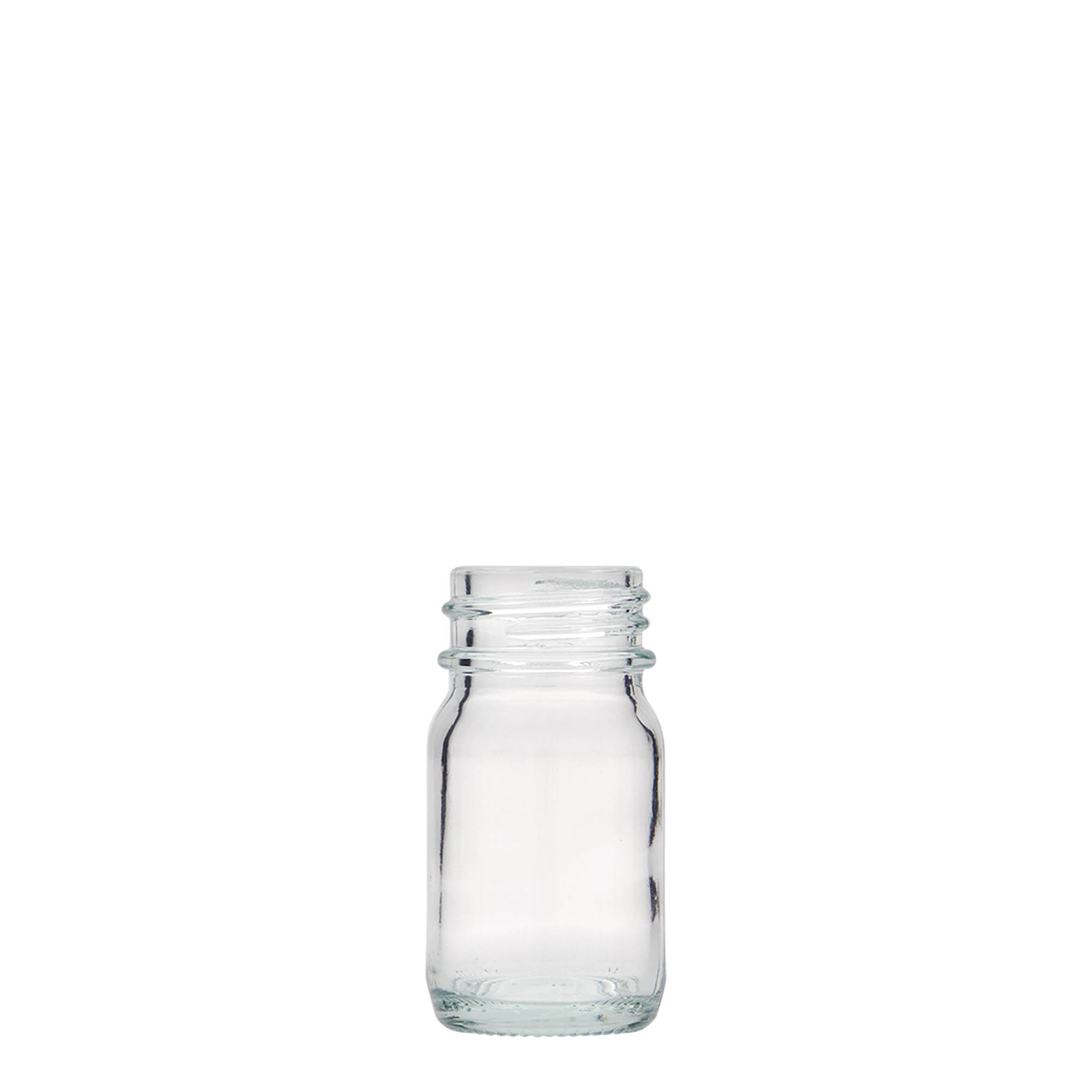 30 ml széles szájú üveg, nyílás: DIN 32 30 ml széles szájú üveg, nyílás: DIN 32
