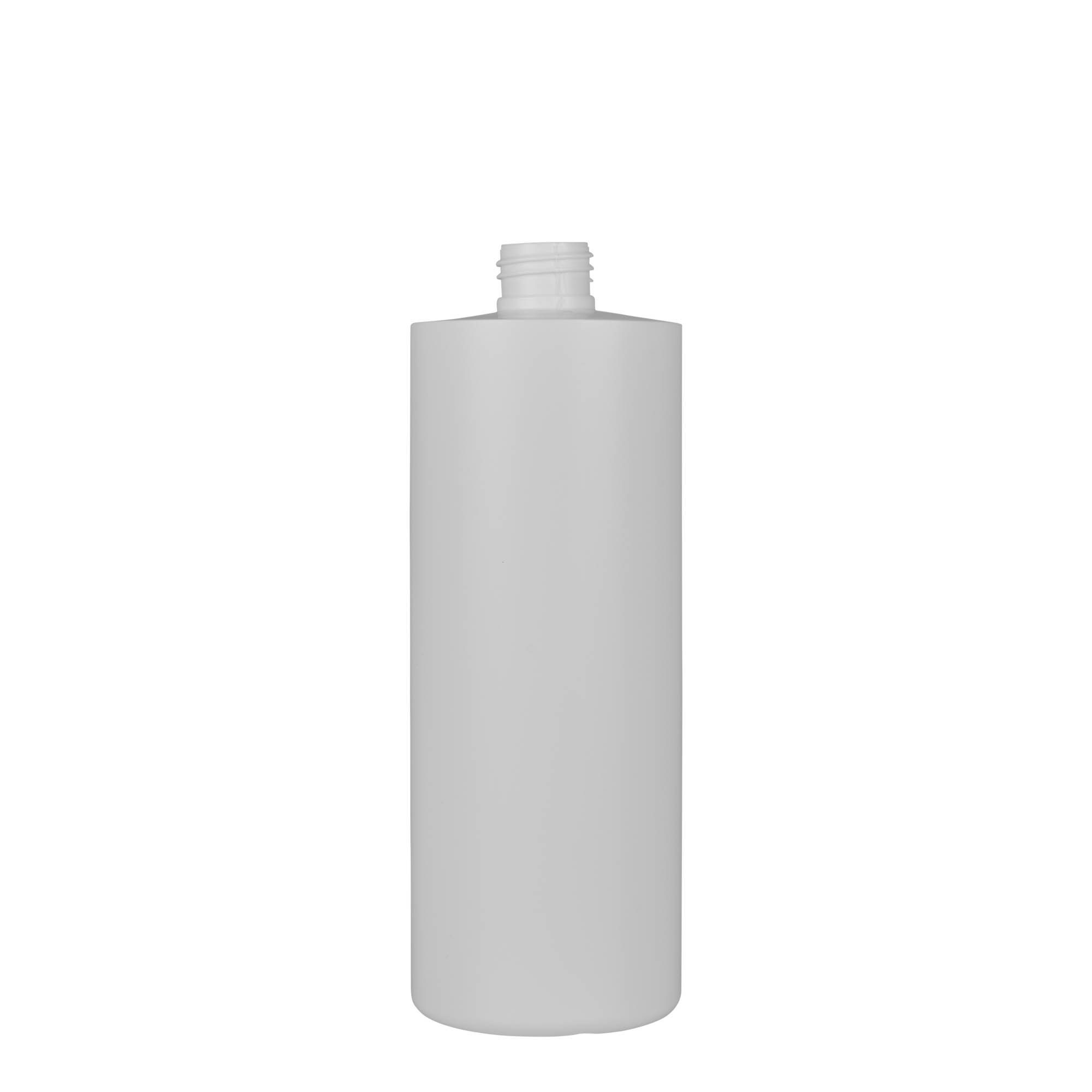 500 ml műanyag palack 'Pipe', zöld HDPE, fehér, nyak: 24/410 500 ml műanyag palack 'Pipe', zöld HDPE, fehér, nyak: 24/410