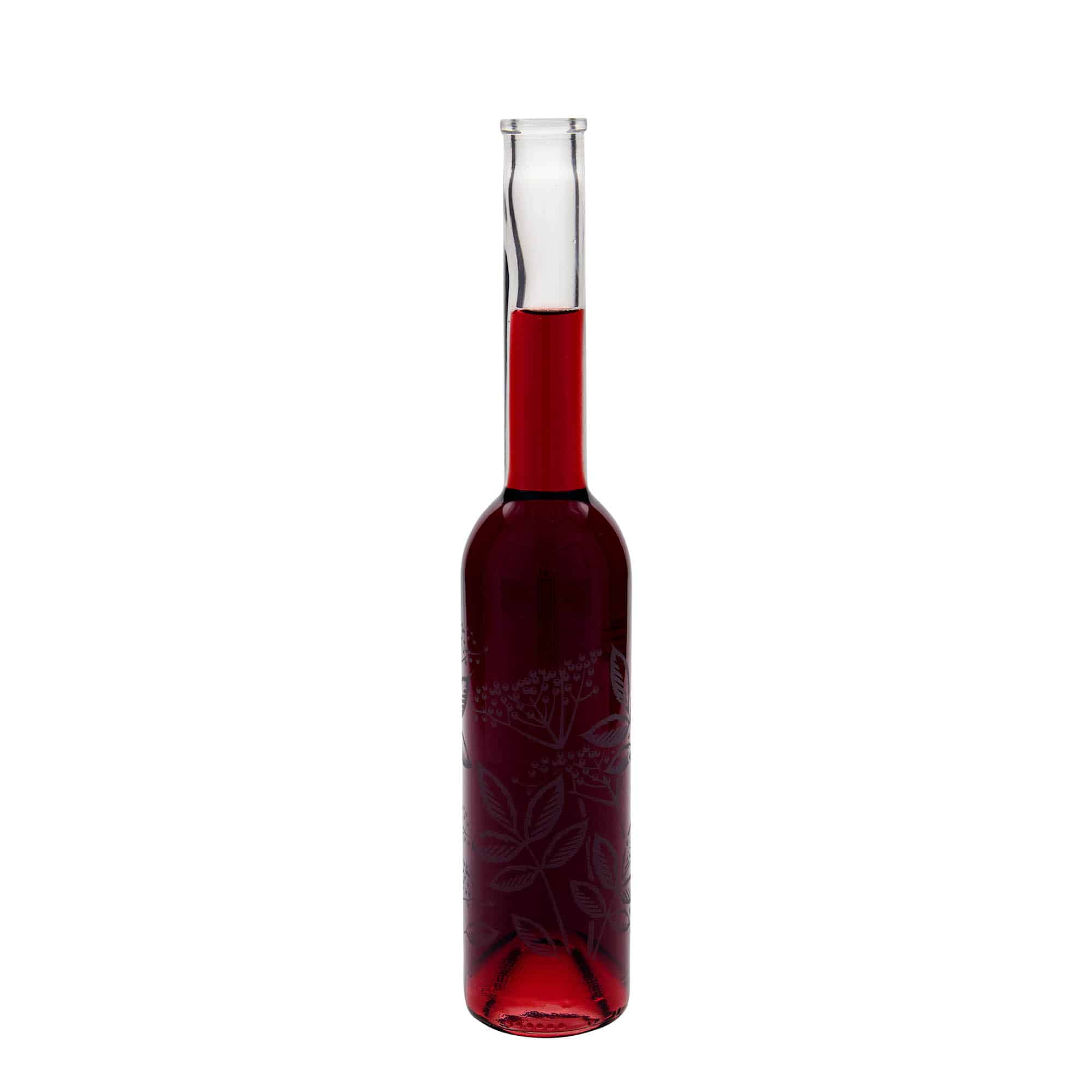 350 ml-es üvegpalack 'Opera', motívum: Bodza, szájnyílás: parafadugó