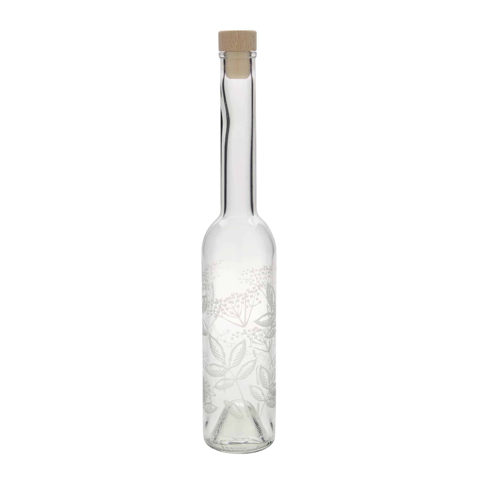 350 ml üvegpalack 'Opera', motívum: bodza, nyílás: parafa