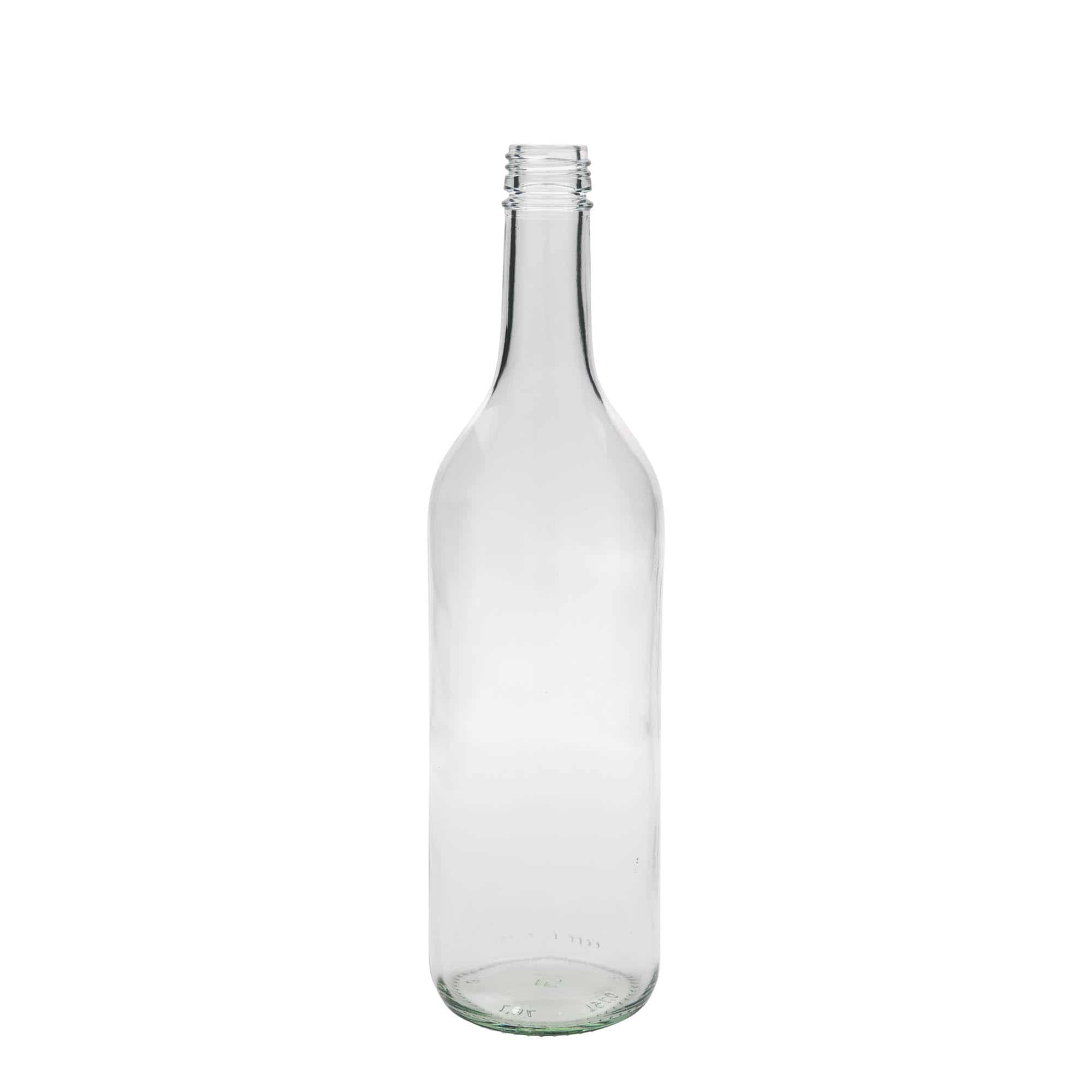 750 ml-es üvegpalack 'Bordeaux', szájnyílás: PP 28 750 ml-es üvegpalack 'Bordeaux', szájnyílás: PP 28