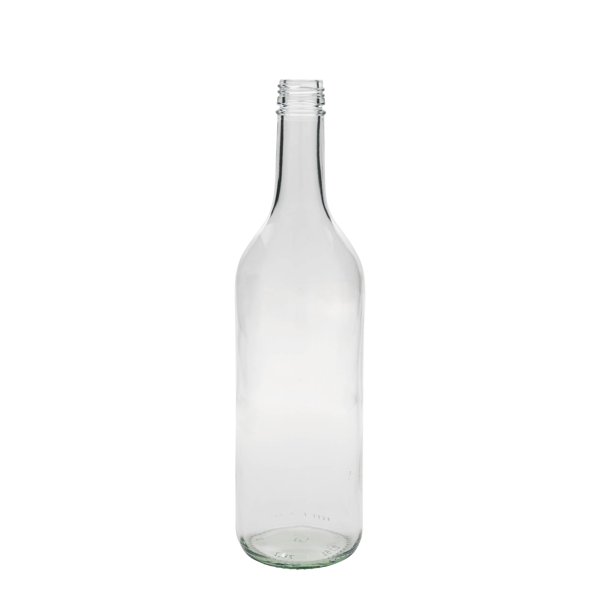 750 ml üvegpalack 'Bordeaux', nyak: PP 28