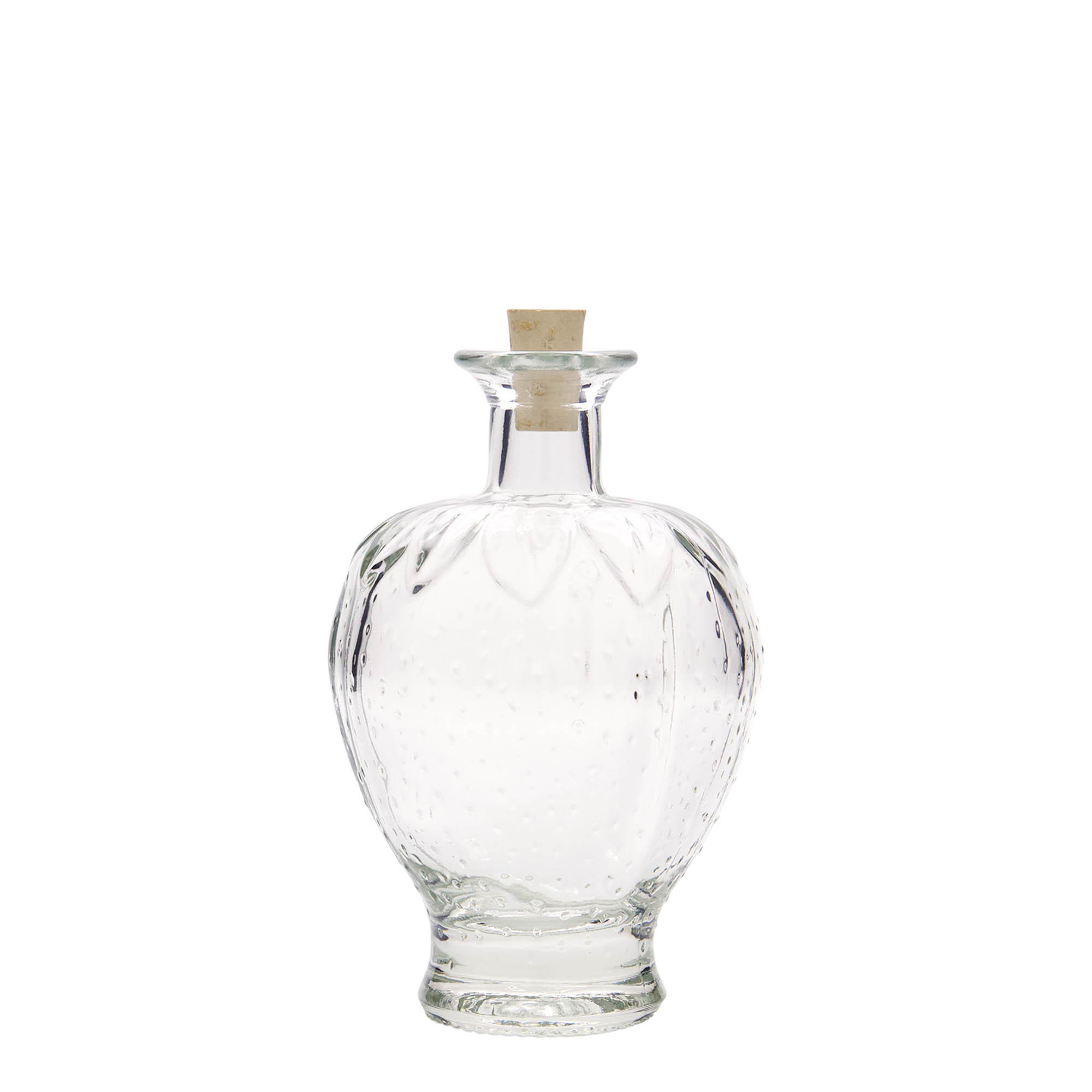 200 ml üveges palack 'Eper', nyílás: parafa 200 ml üveges palack 'Eper', nyílás: parafa