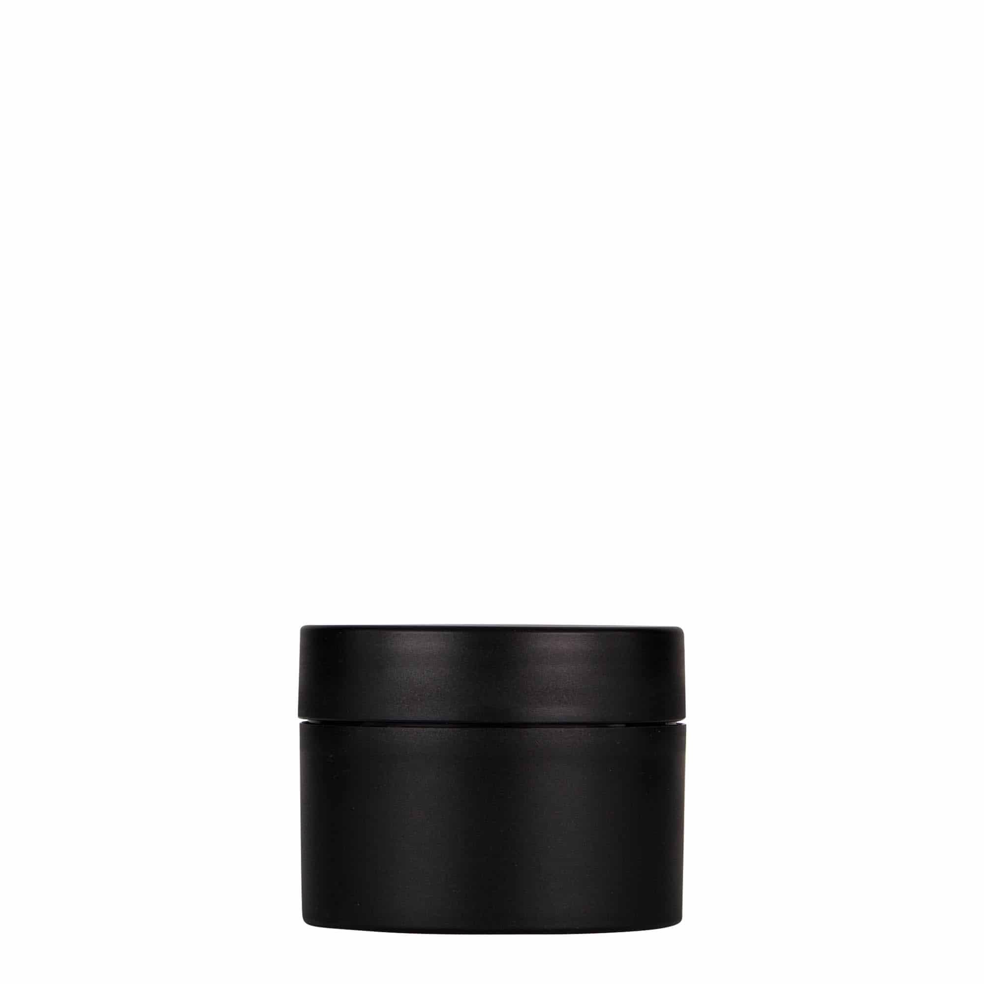 50 ml műanyag doboz 'Antonella', PP, fekete, nyílás: csavarzár