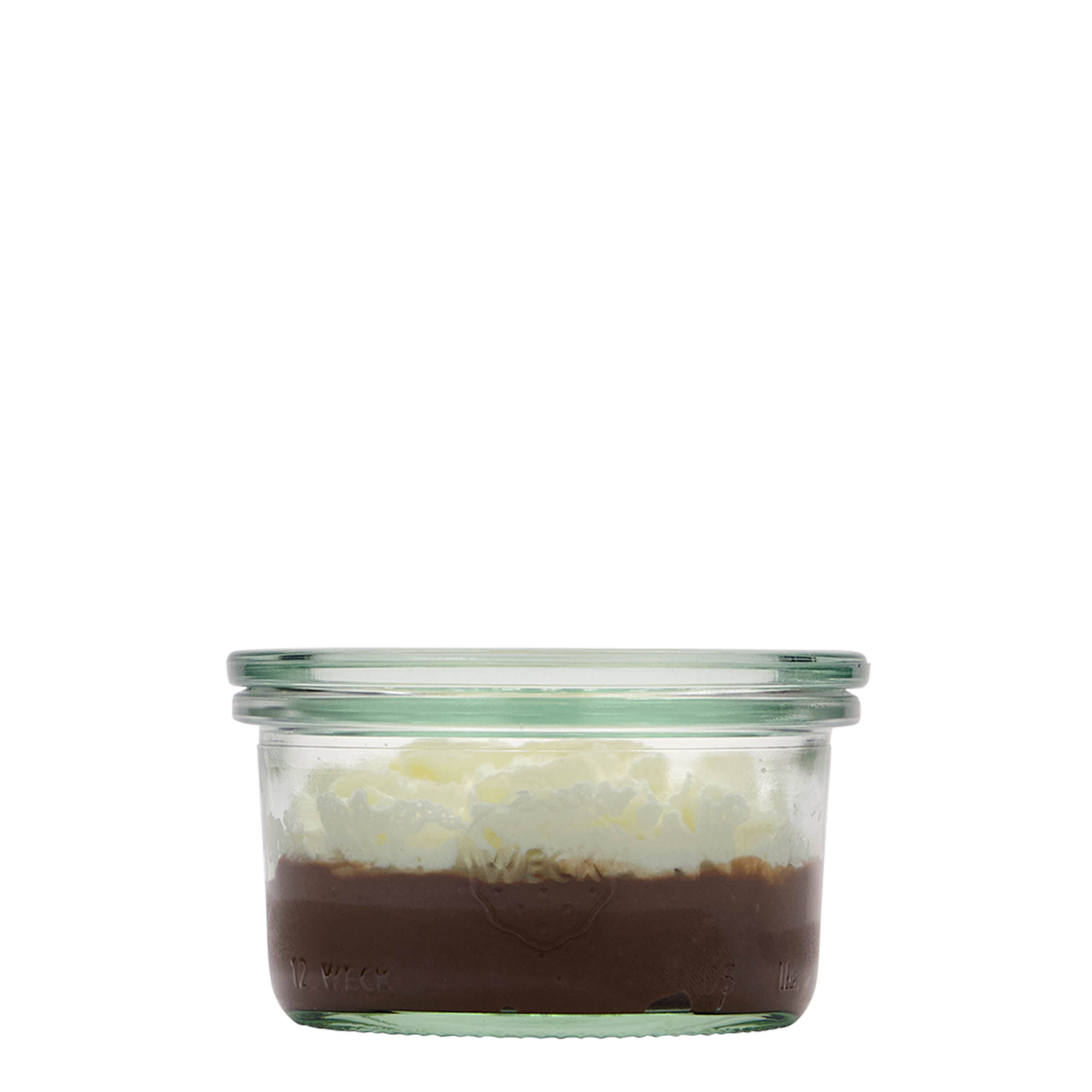 165 ml WECK-tölcséres üveg, száj: kerek perem