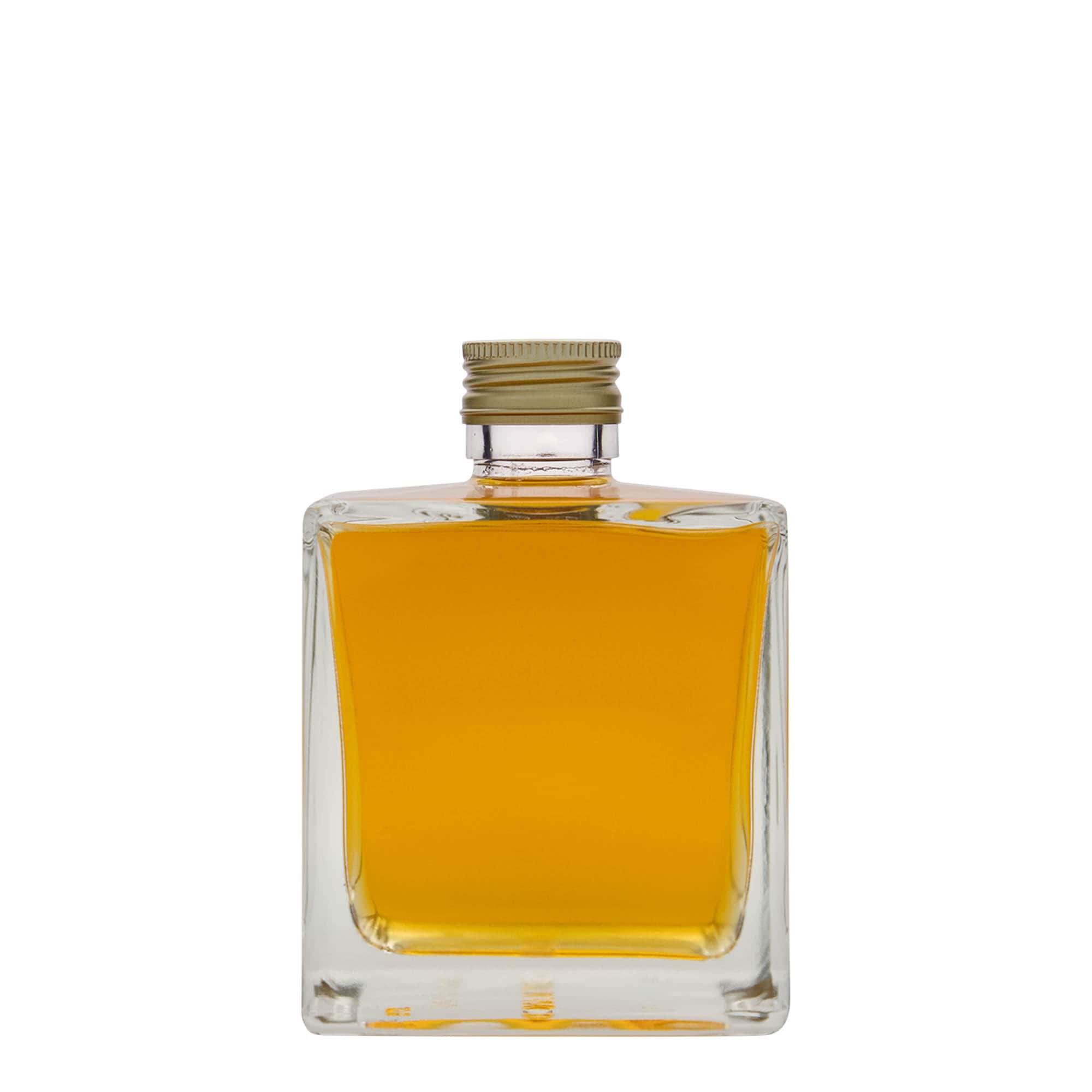 500 ml üvegpalack 'Cube', négyzet alakú, nyakátmérő: PP 31,5