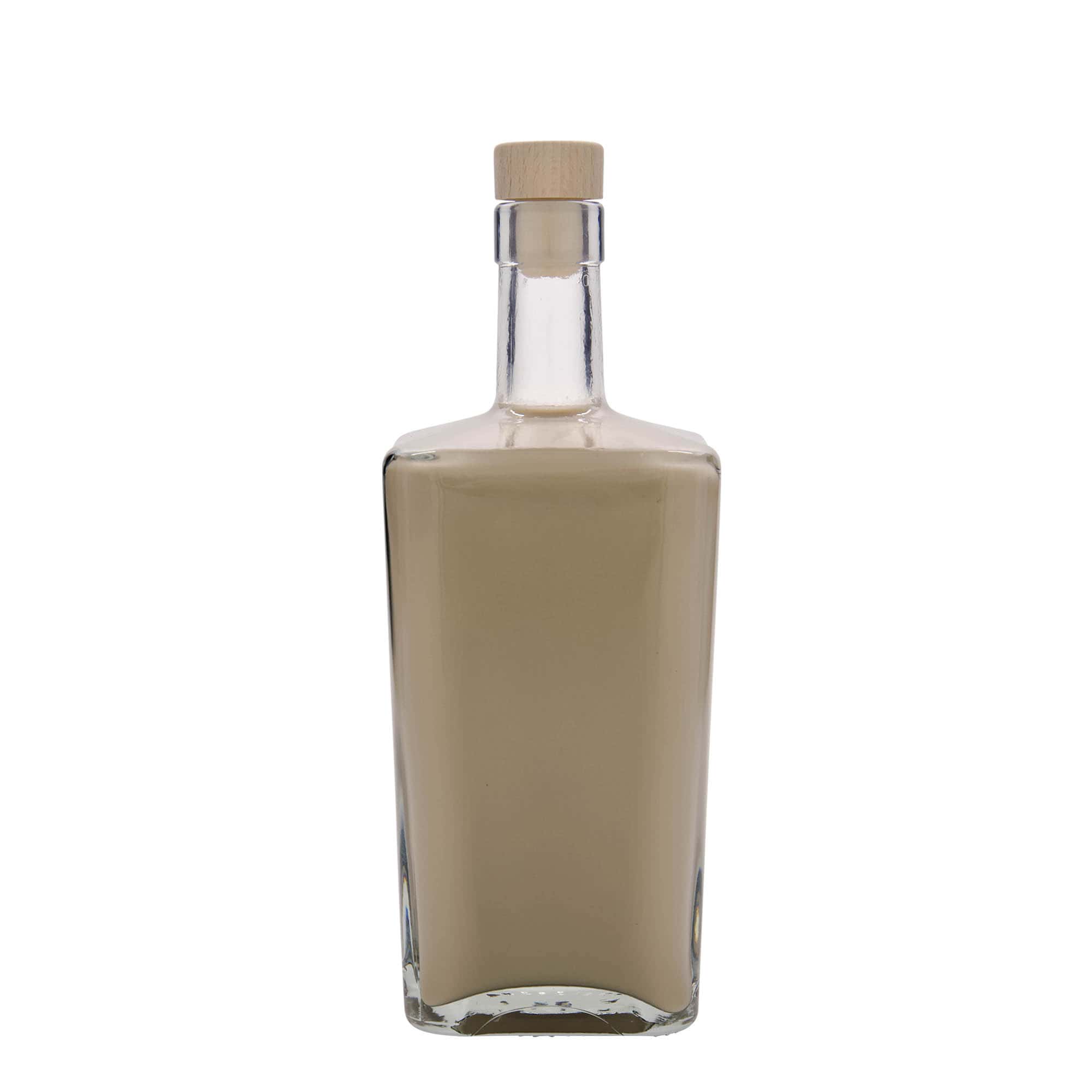 700 ml üvegpalack 'Noel', négyszögletes, nyílás: parafa 700 ml üvegpalack 'Noel', négyszögletes, nyílás: parafa
