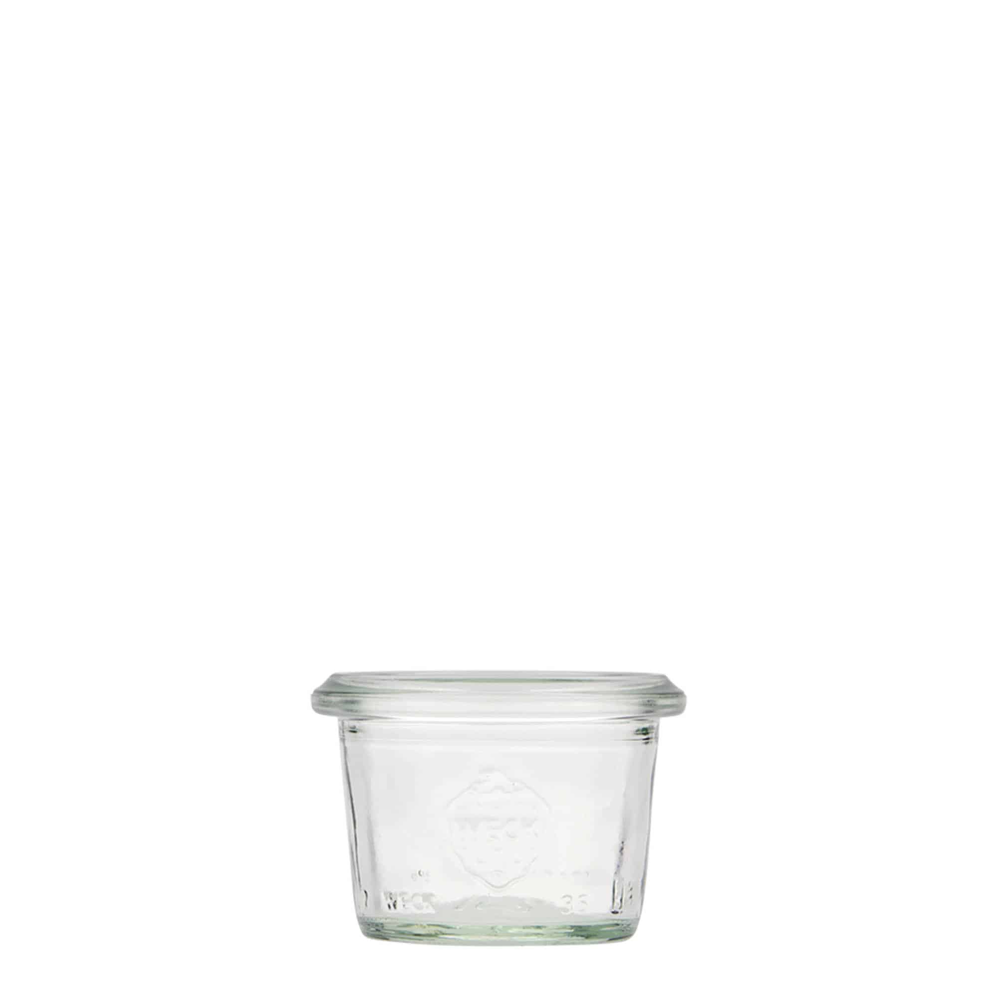 35 ml WECK-üveg, száj: kerek perem