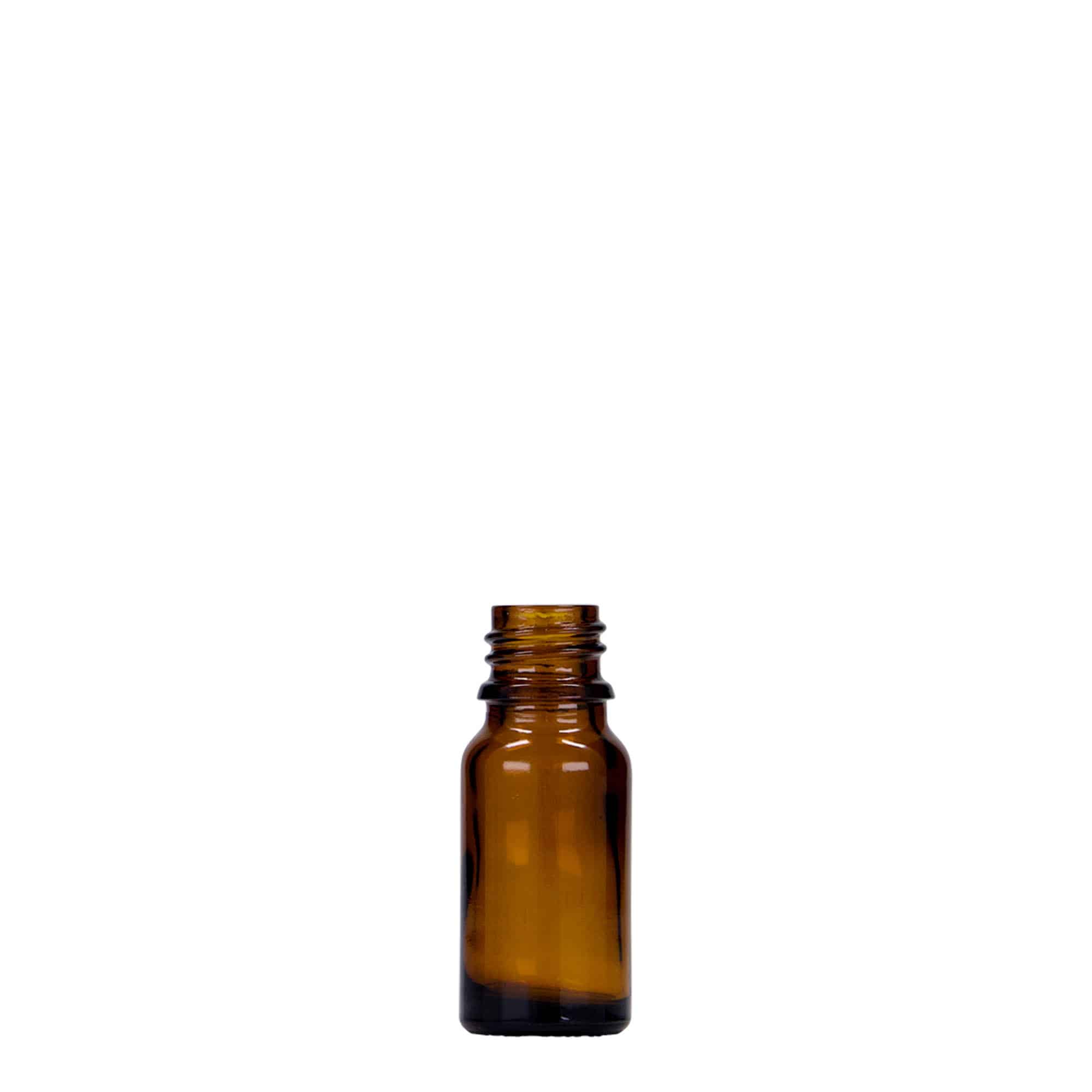 10 ml-es patikai üveg, üveg, barna, szájnyílás: DIN 18 10 ml-es patikai üveg, üveg, barna, szájnyílás: DIN 18