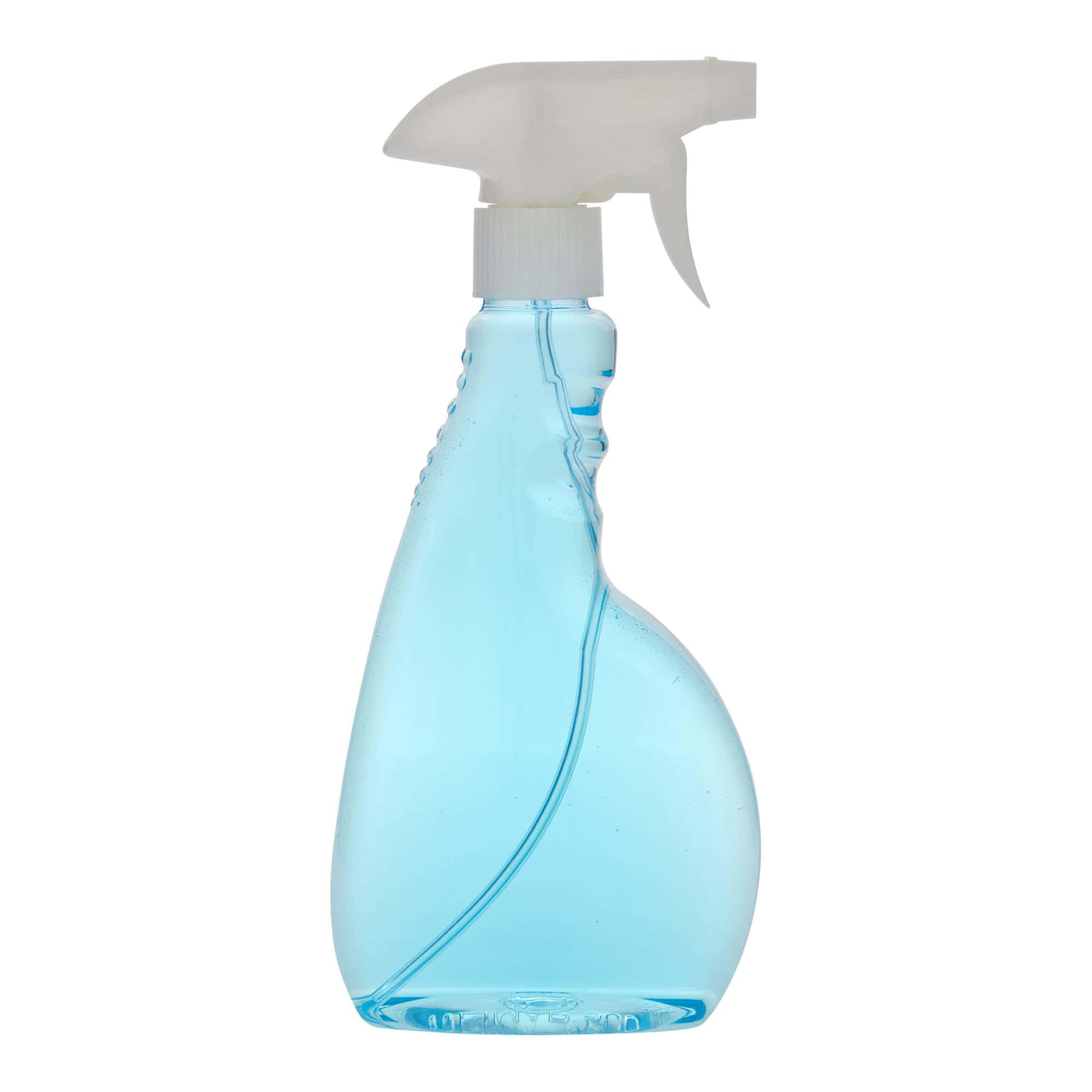 500 ml-es PET-szórópalack 'Piccobello', négyszögletű, műanyag, szájnyílás: csavaros kupak