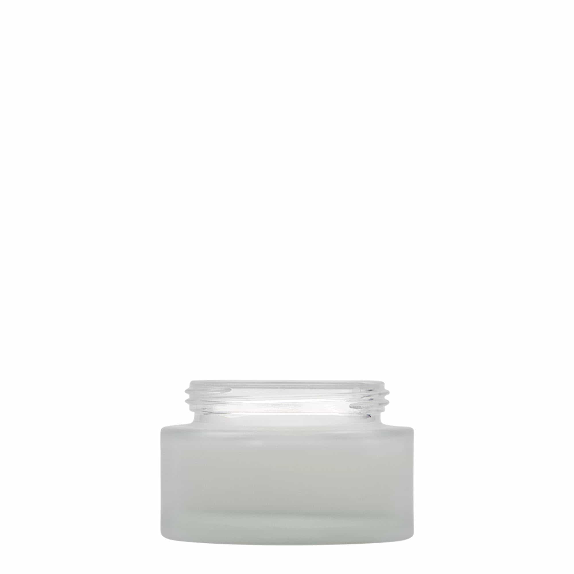 50 ml tégely 'Platin Edition', üveg, jegesített, nyílás: csavarzár