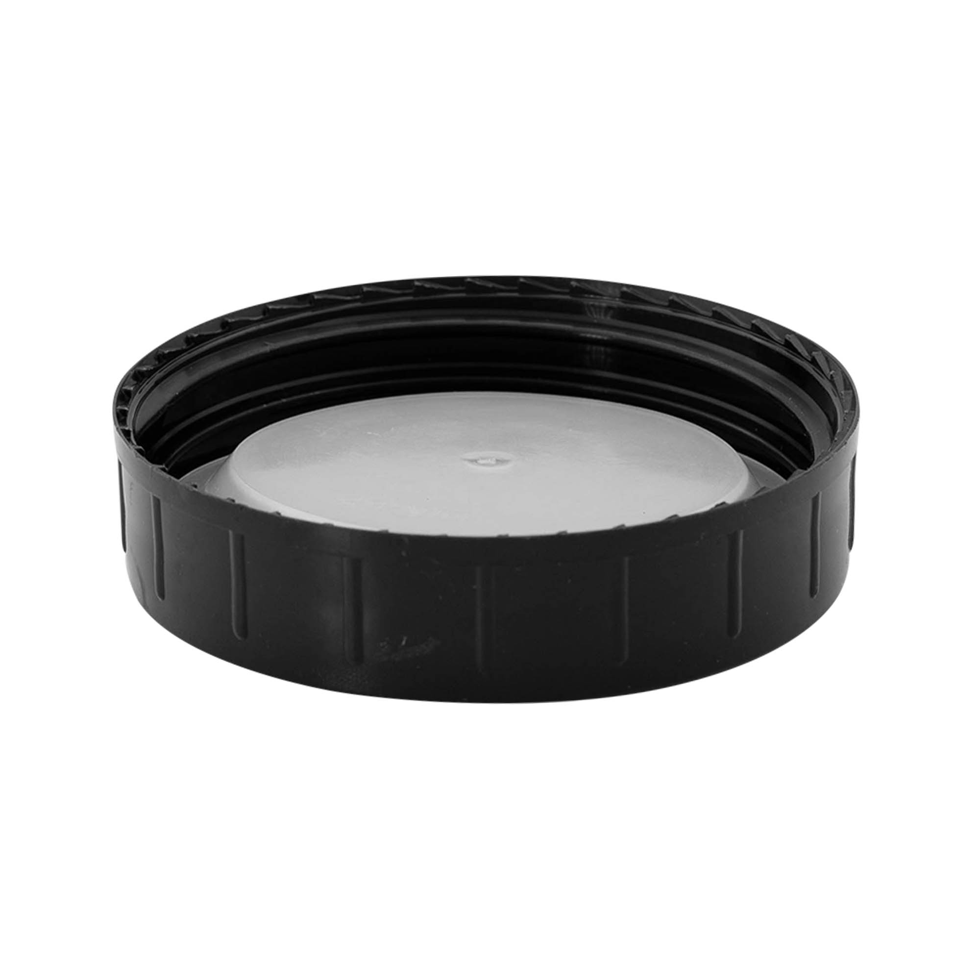 Csavarzár, PP-műanyag, fekete, DIN 68 nyíláshoz Csavarzár, PP-műanyag, fekete, DIN 68 nyíláshoz