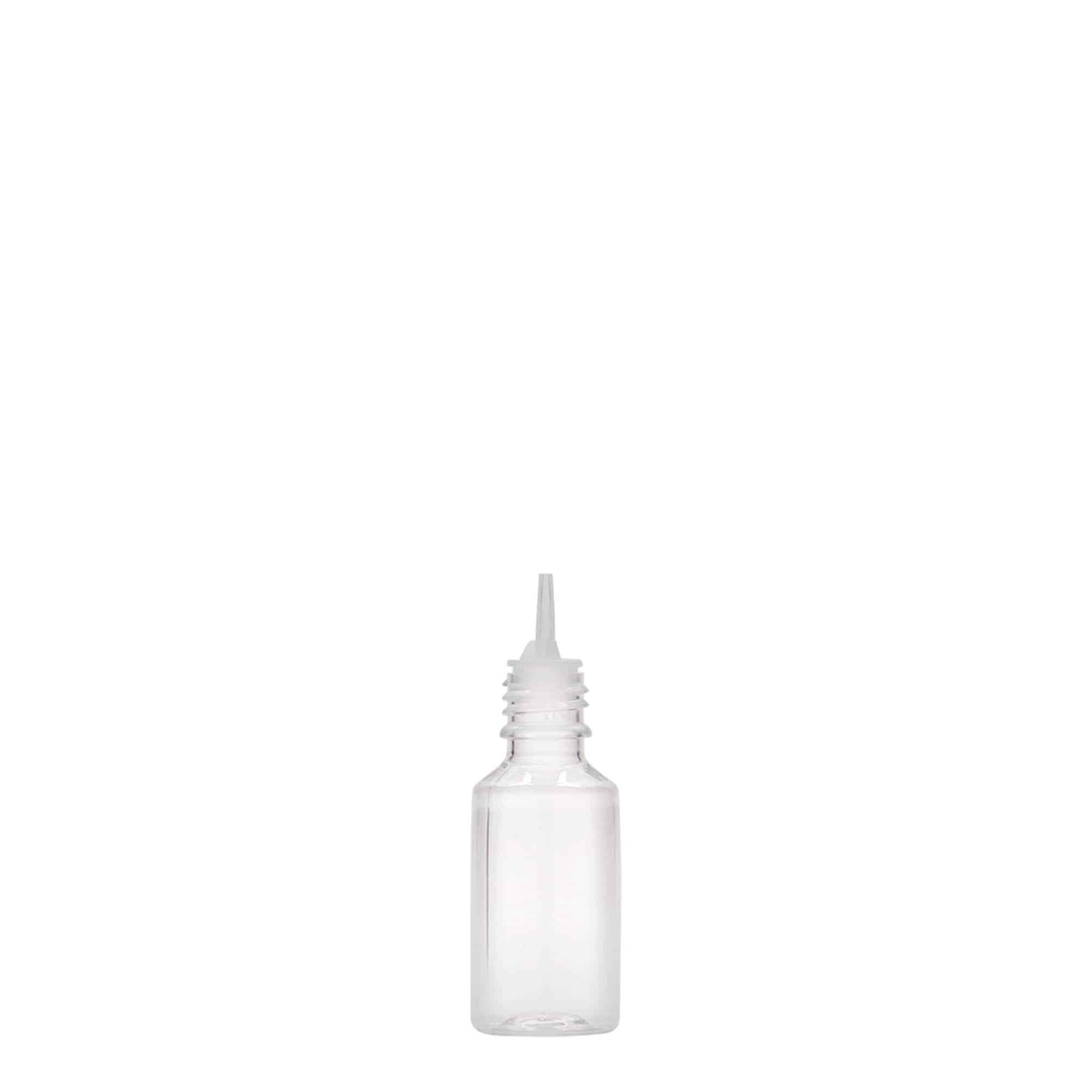 10 ml PET-palack „E-Liquid” minőségi és gyermekbiztos zárással, műanyag, nyílás: csavarzár
