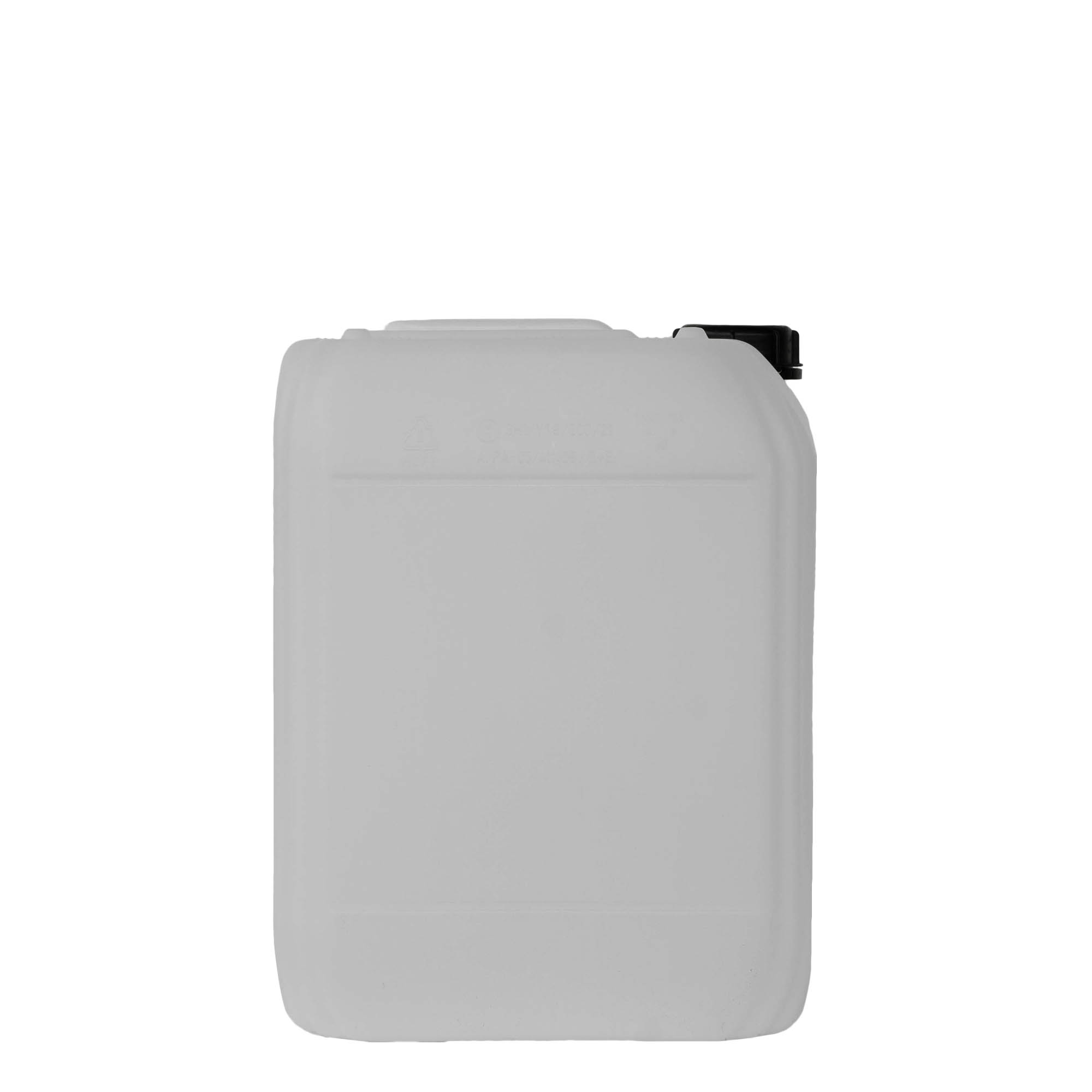 20 l kanna, téglalap alakú, HDPE műanyag, natúr, nyílás: ND 60 20 l kanna, téglalap alakú, HDPE műanyag, natúr, nyílás: ND 60