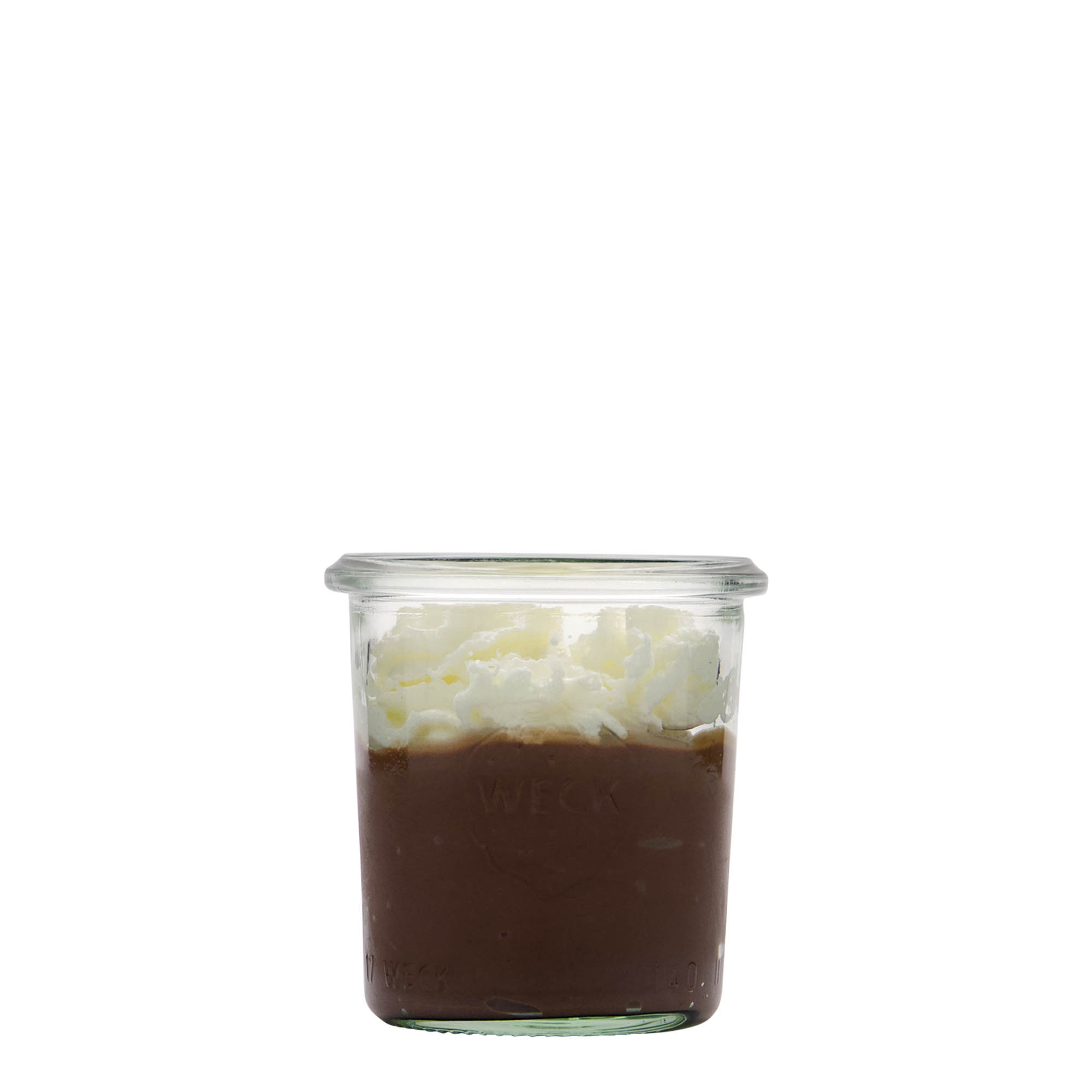 140 ml WECK-tölcsérüveg, nyílás: kerek perem