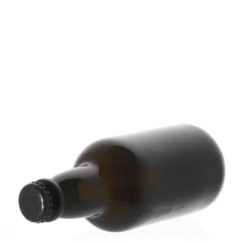 330 ml sörösüveg 'Era', üveg, antikzöld, nyak: csavaros kupak