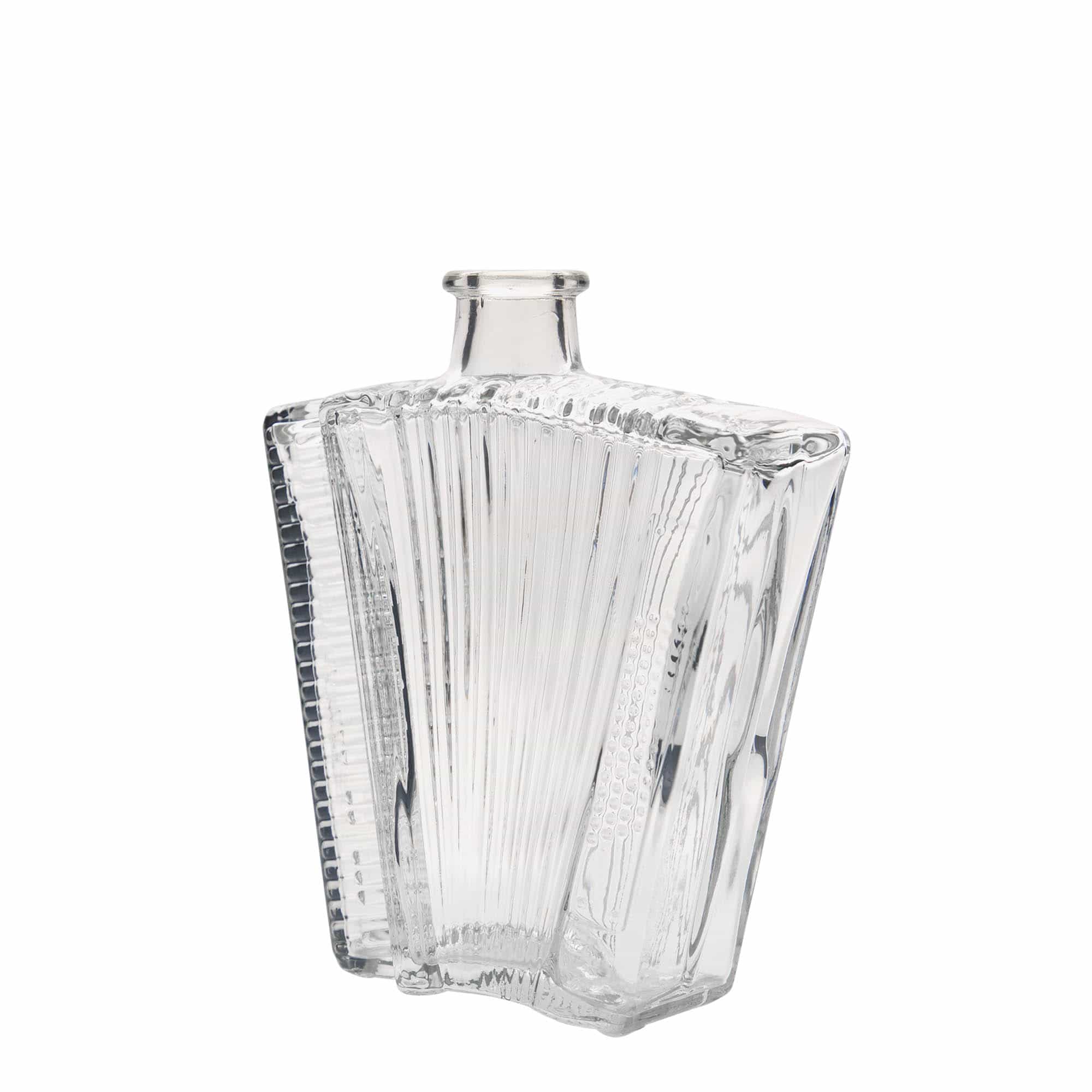 500 ml üvegpalack 'Akkordeon', nyílás: parafa 500 ml üvegpalack 'Akkordeon', nyílás: parafa