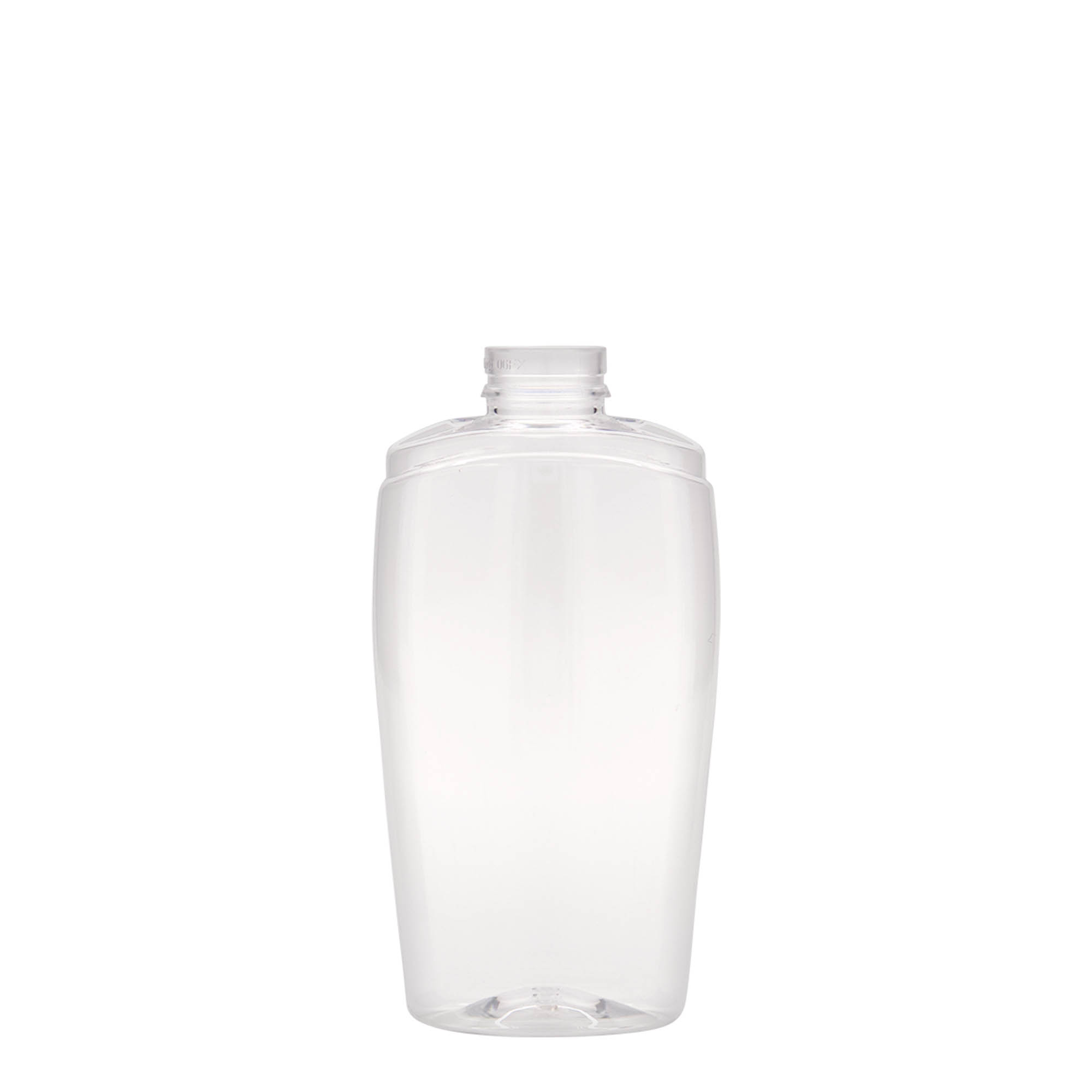 200 ml PET-palack 'Squeeze', ovális, műanyag