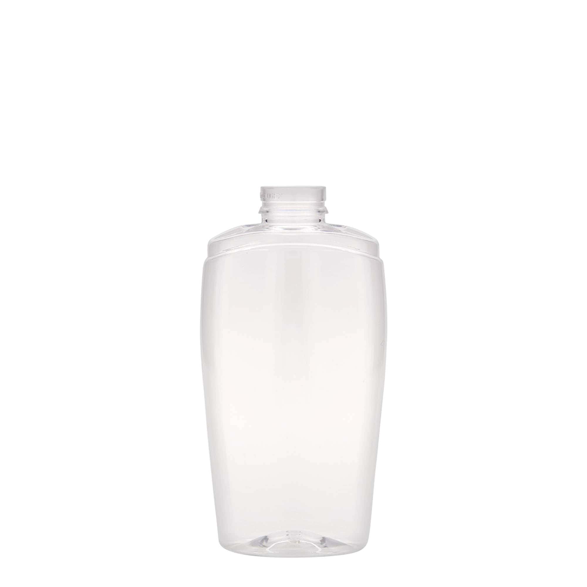 200 ml PET-palack 'Squeeze', ovális, műanyag