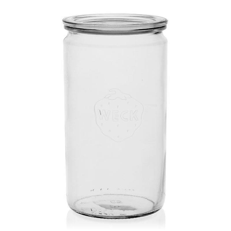 1575 ml-es WECK hengeres üveg, szájnyílás: Kerek perem