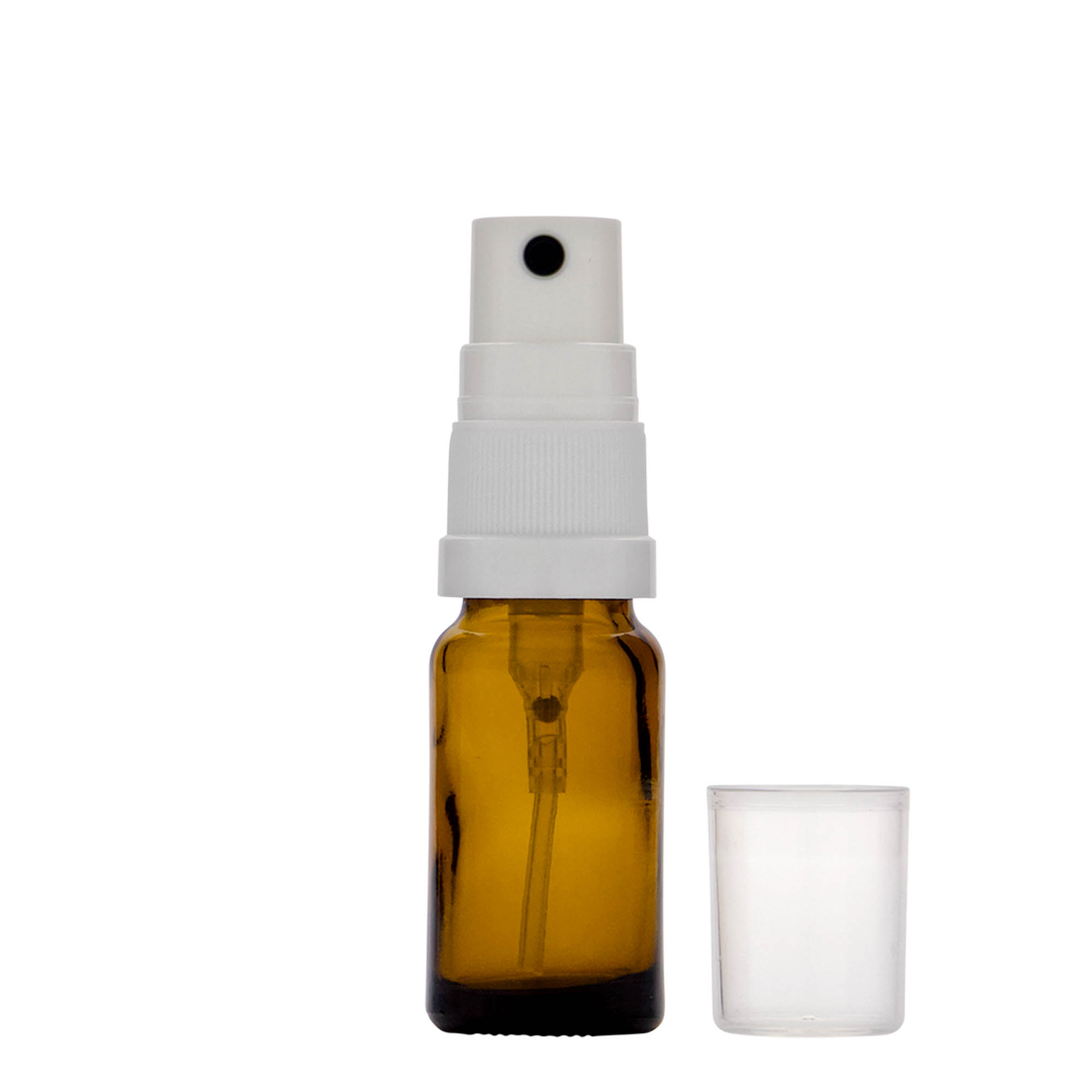 10 ml orvosi sprayüveg, üveg, barna, nyílás: DIN 18