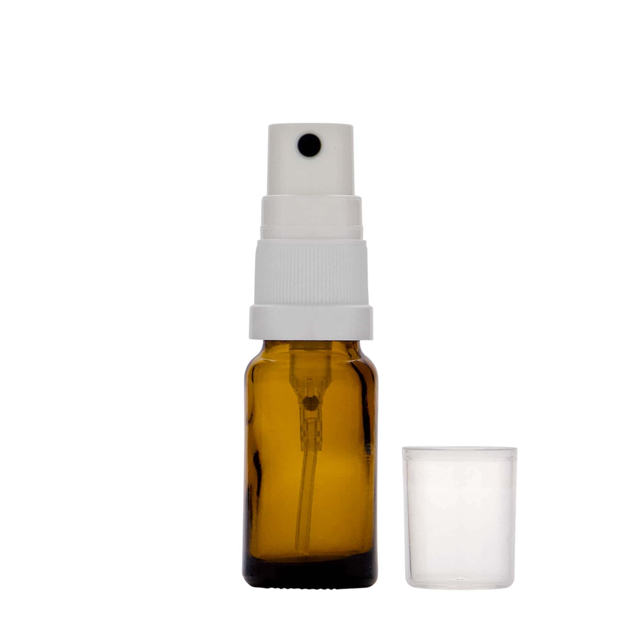 10 ml orvosi sprayüveg, üveg, barna, nyílás: DIN 18