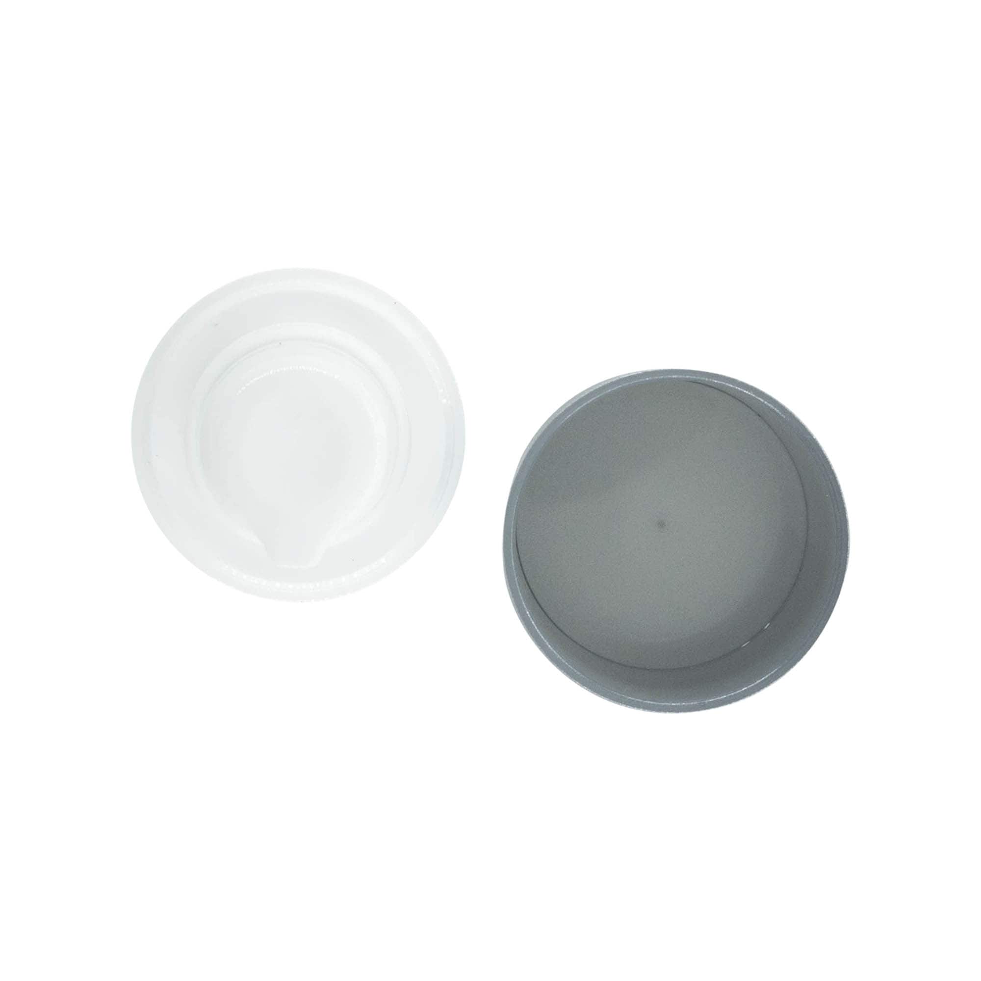 Airless adagoló pumpafej 'Micro', PP műanyag, ezüst