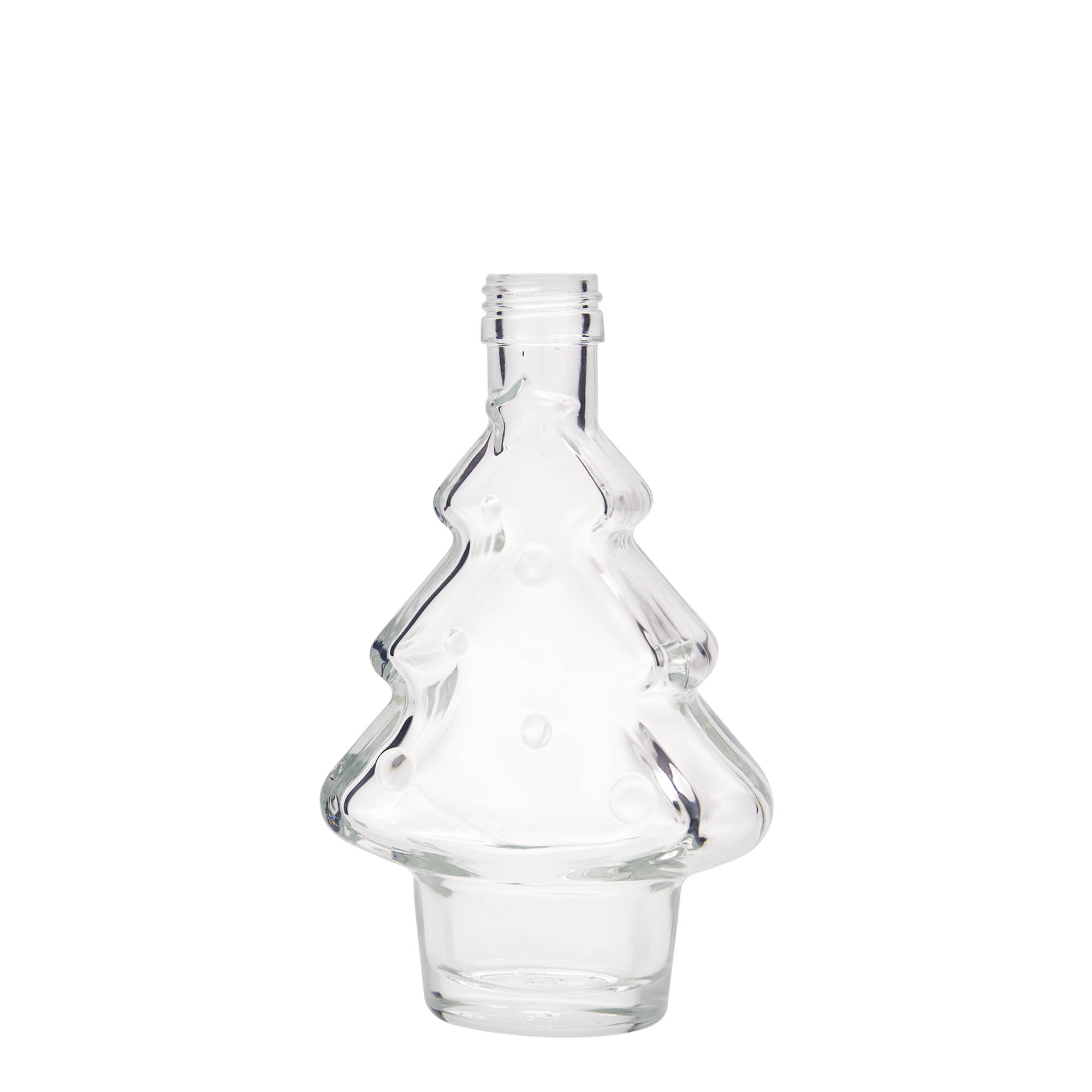 200 ml-es üvegpalack 'Tannenbaum', szájnyílás: PP 28