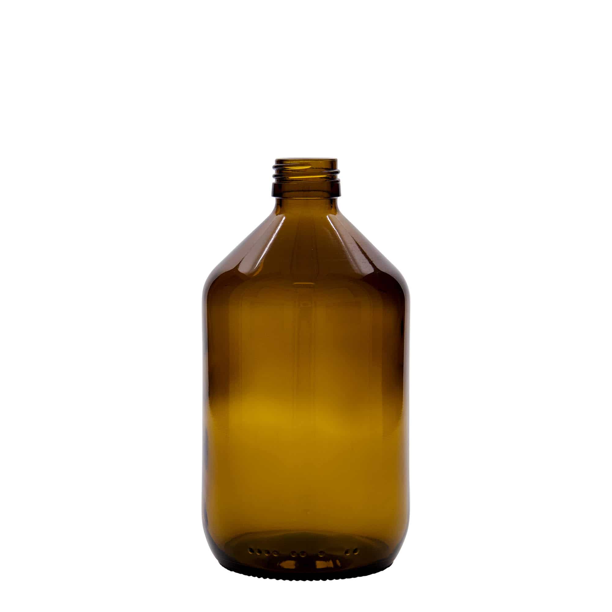 500 ml orvosi üveg, barna, üveg, nyílás: PP 28