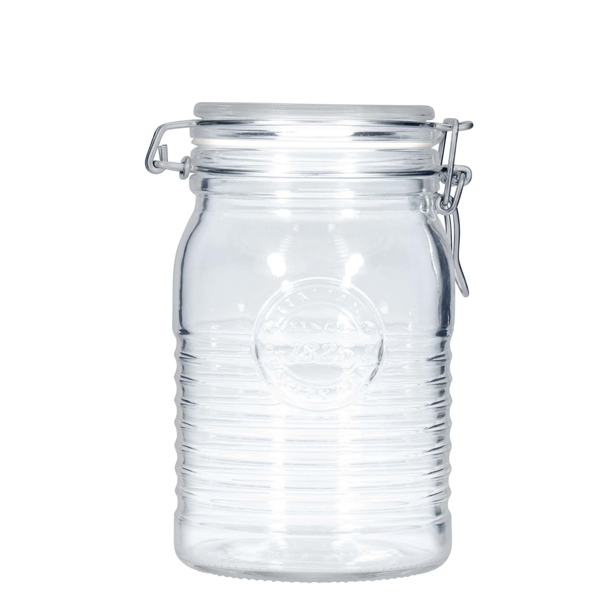 1000 ml-es fémcsatos üveg 'Officina 1825', szájnyílás: fémcsatos zár 1000 ml-es fémcsatos üveg 'Officina 1825', szájnyílás: fémcsatos zár