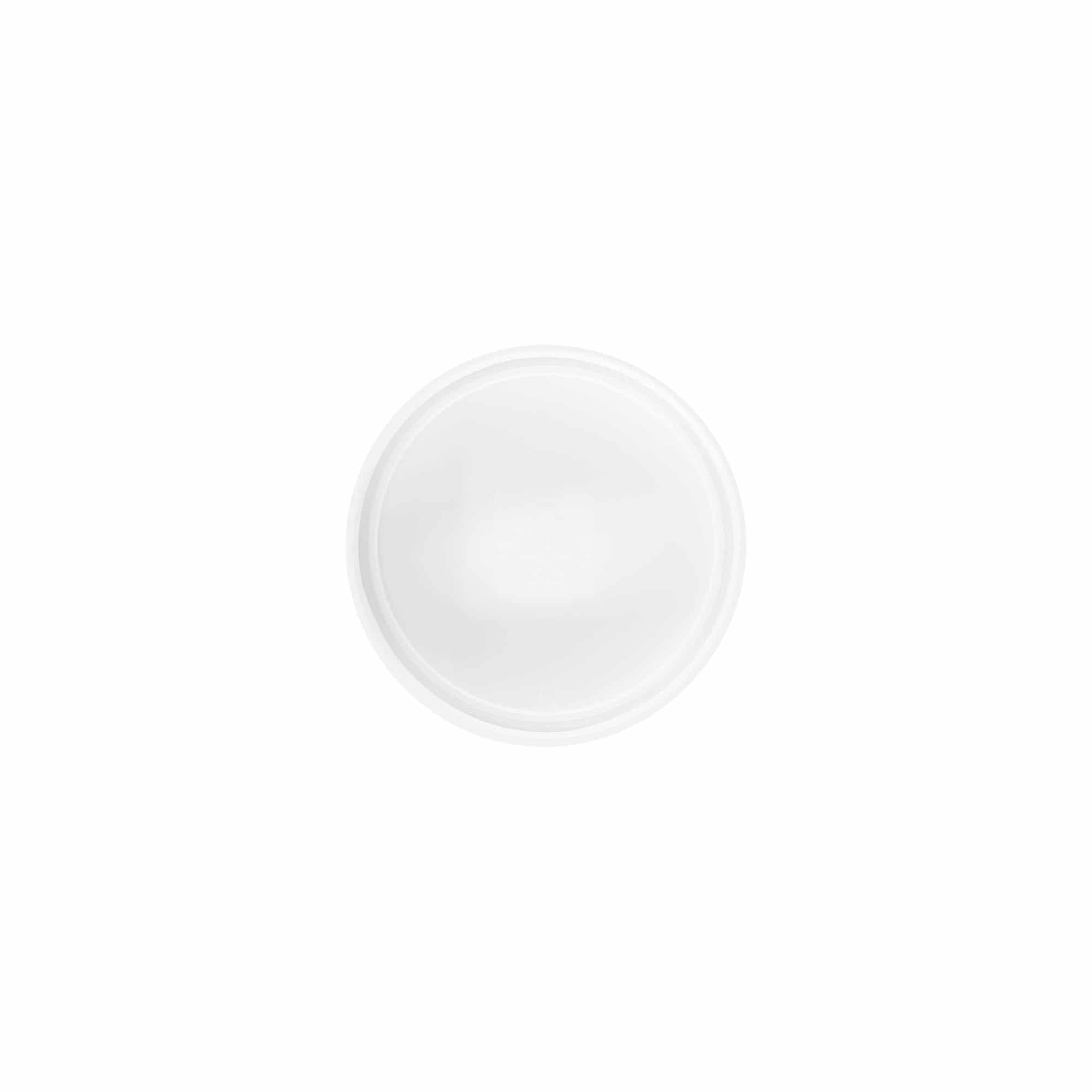 Csavaros kupak 'White Line' 60 ml, PP-műanyag, fehér