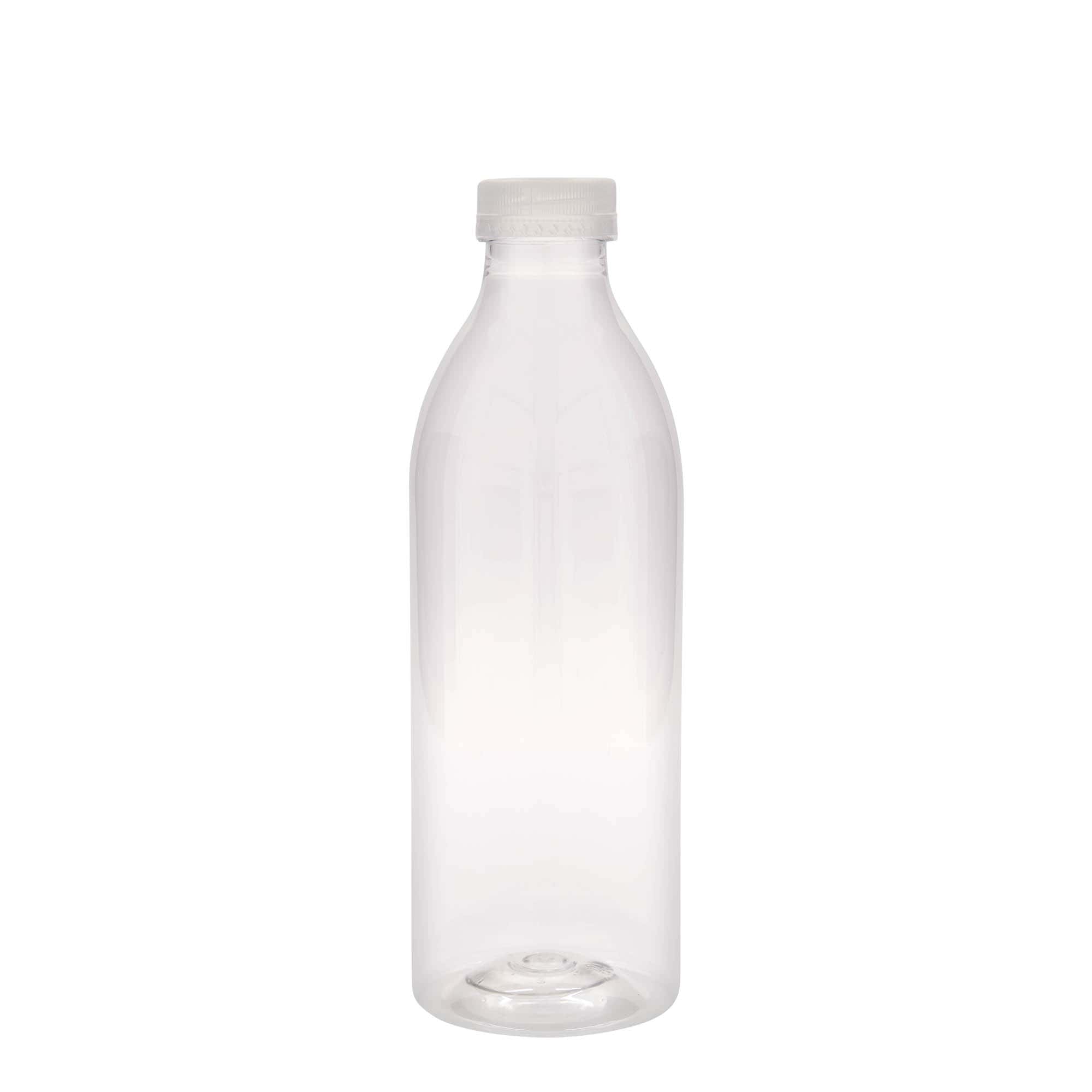 1000 ml-es PET-palack standard, műanyag, szájnyílás: 38 mm