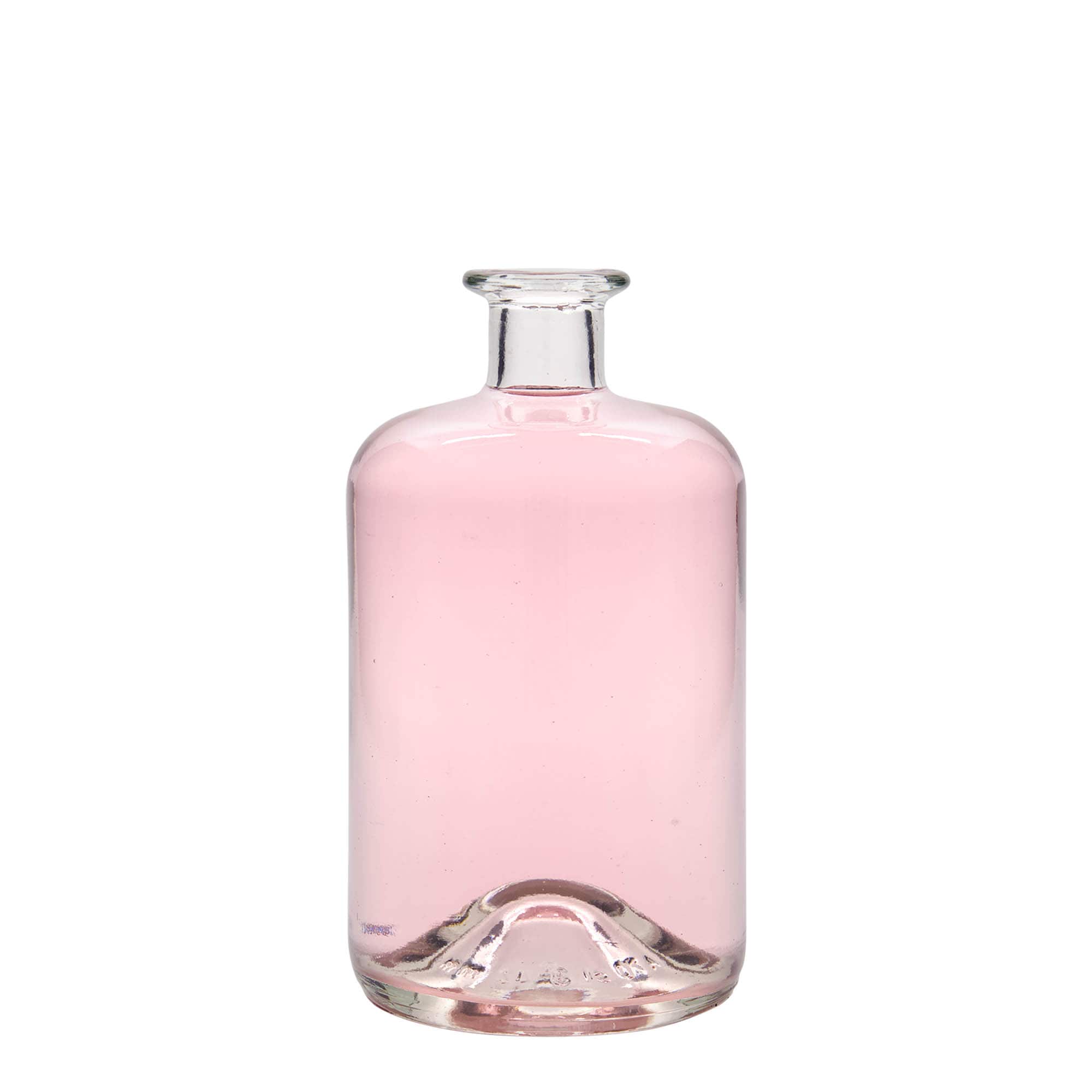 700 ml üvegpalack gyógyszerész, nyílás: parafa