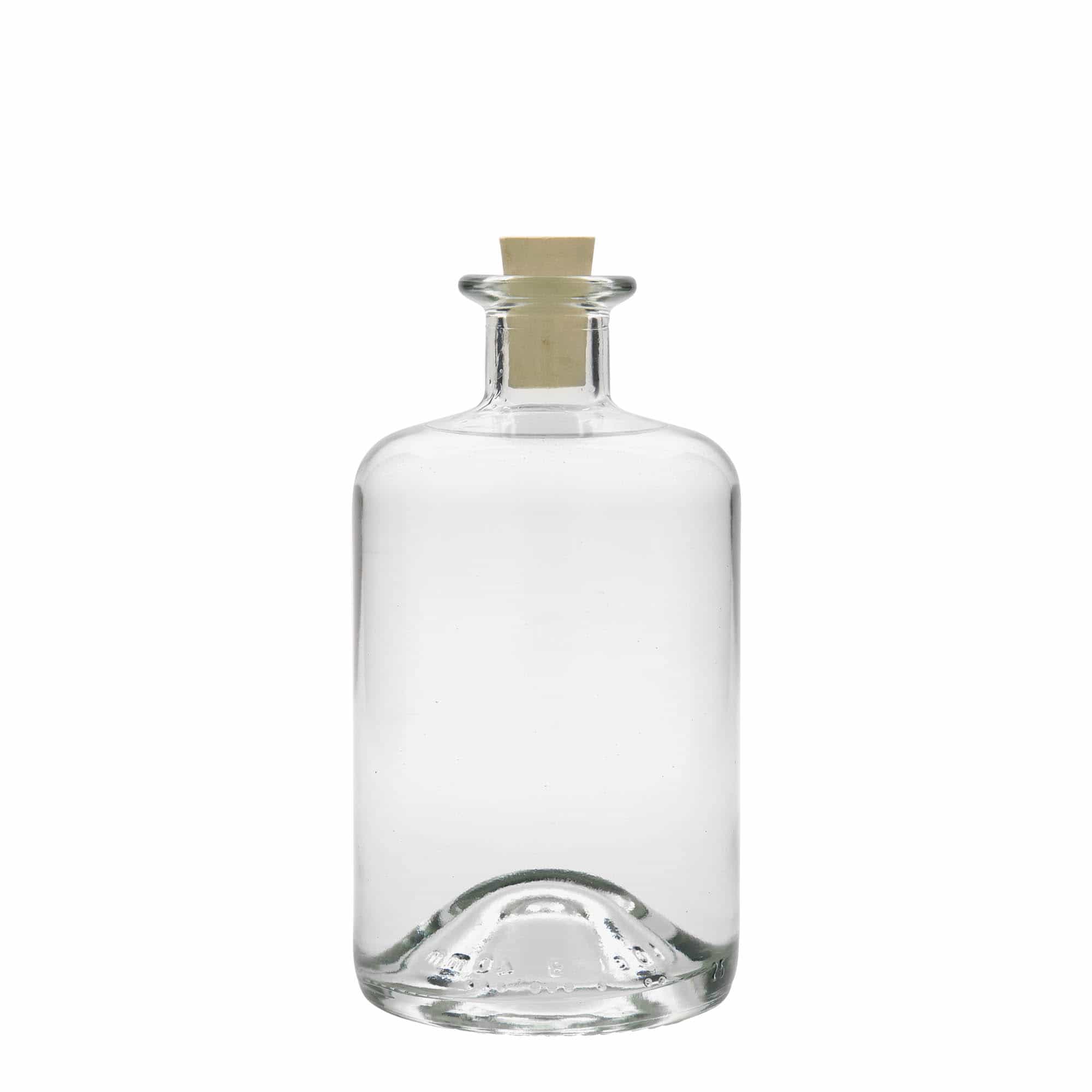 500 ml-es patikai üvegpalack, szájnyílás: parafadugó