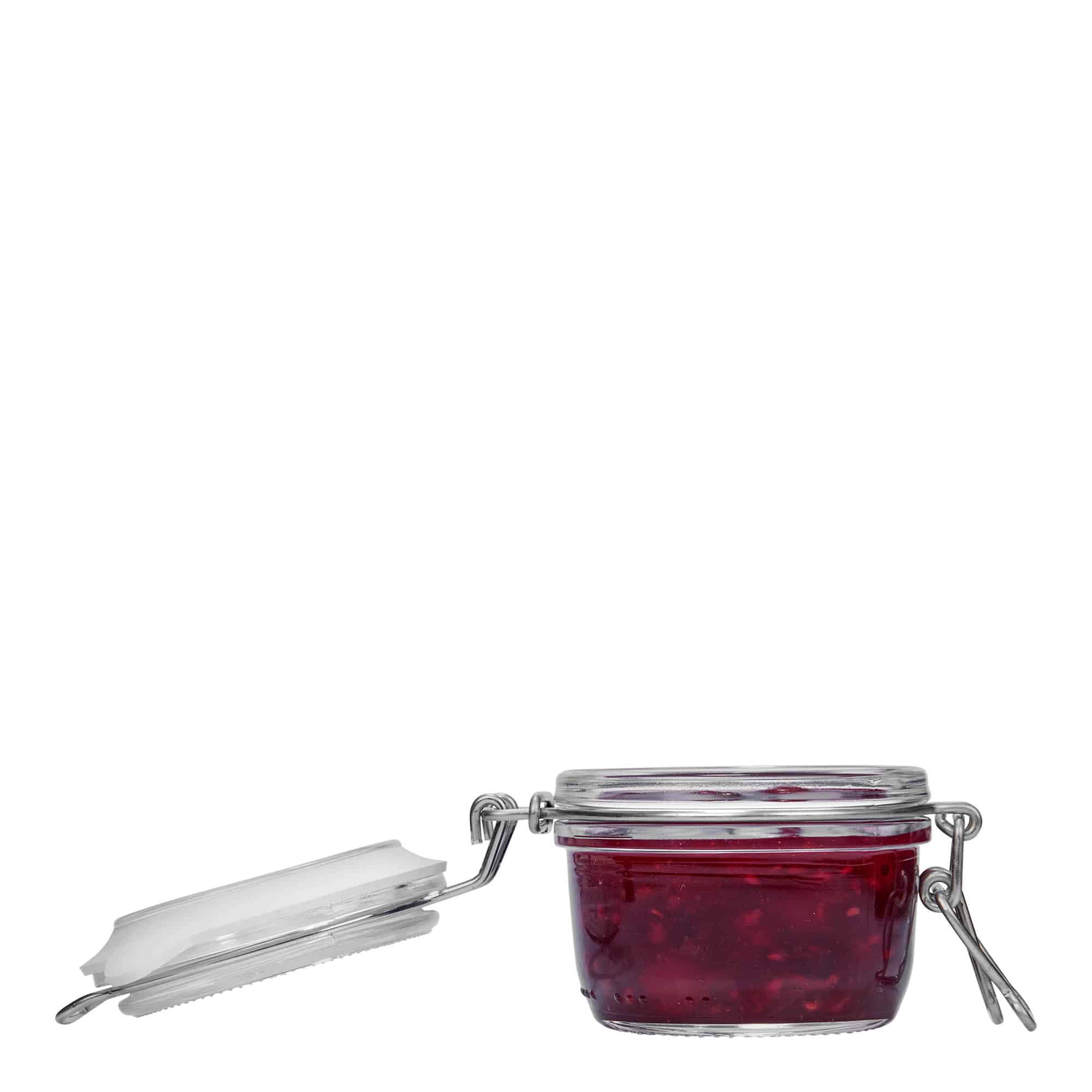 125 ml drótkapcsos üveg 'Fido', nyak: drótkapcsos zár