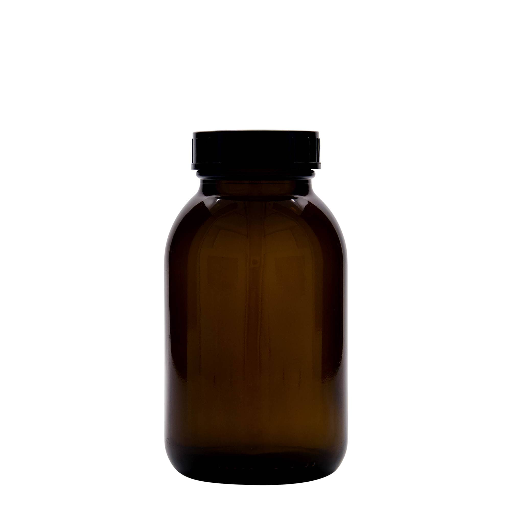 500 ml széles szájú üveg, barna, nyílás: DIN 55